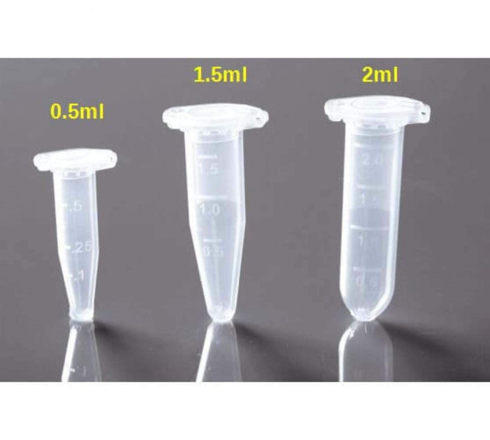 MICRO CENTRIFUGES TUBE 0.5ml @1000pcs / Pack