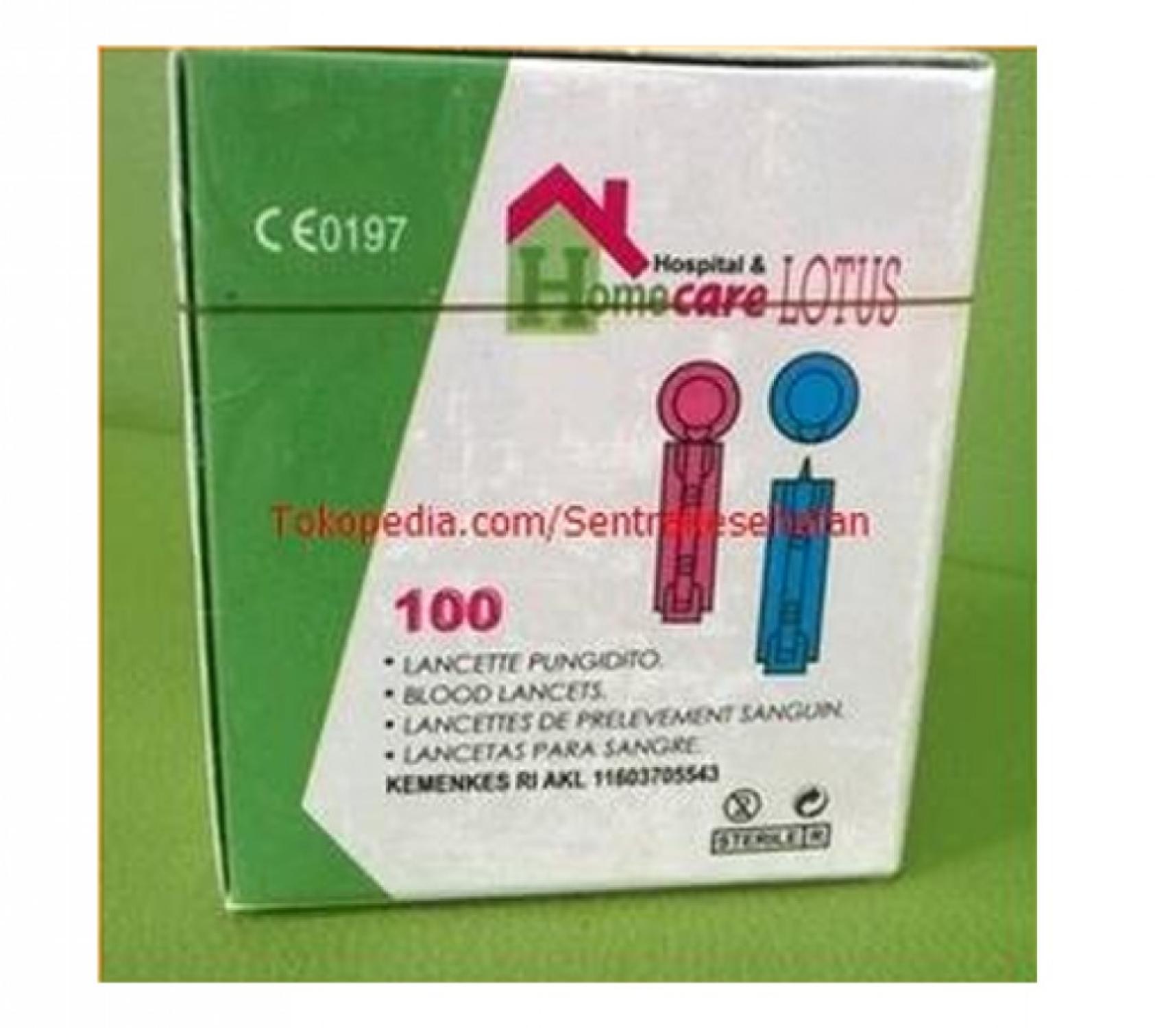 BLOOD LANCET HOME CARE 200PCS LOTUS