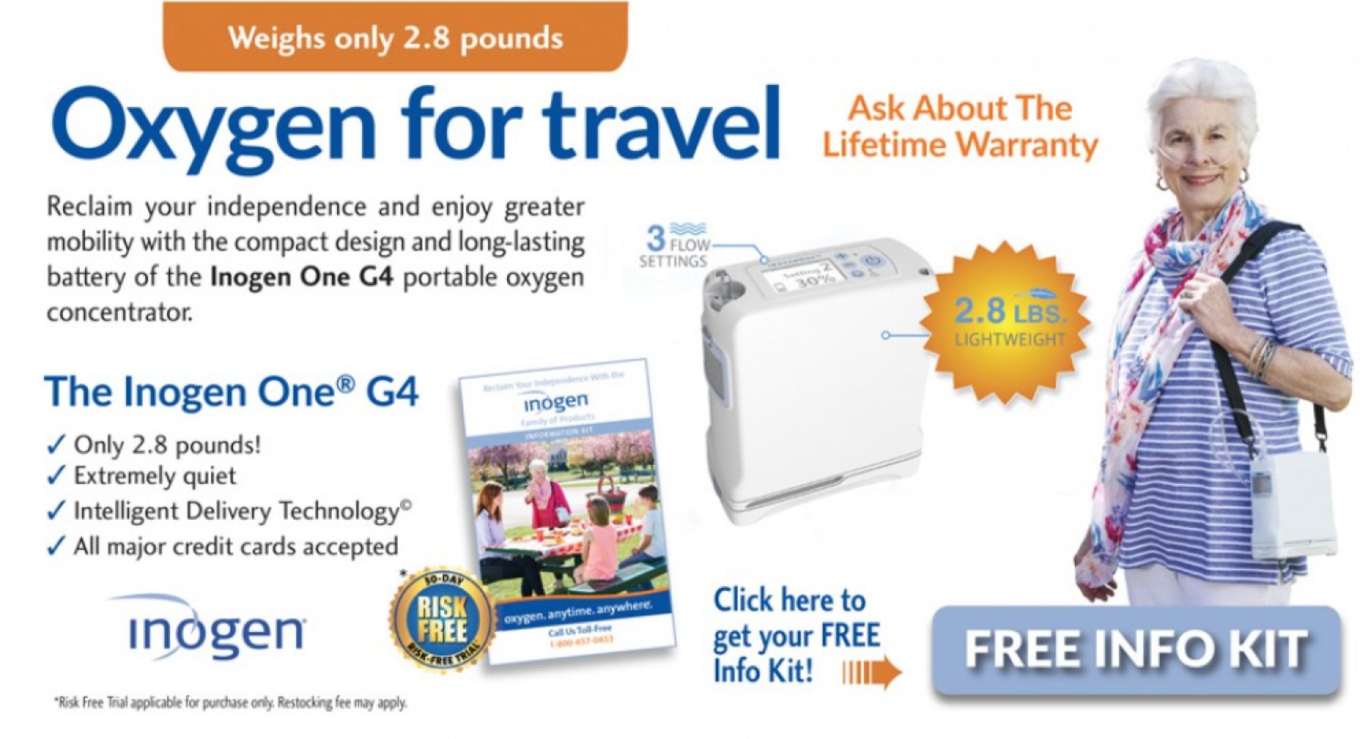 Inogen One G4 Portable Oxygen Concentrator 2018 | Made in USA