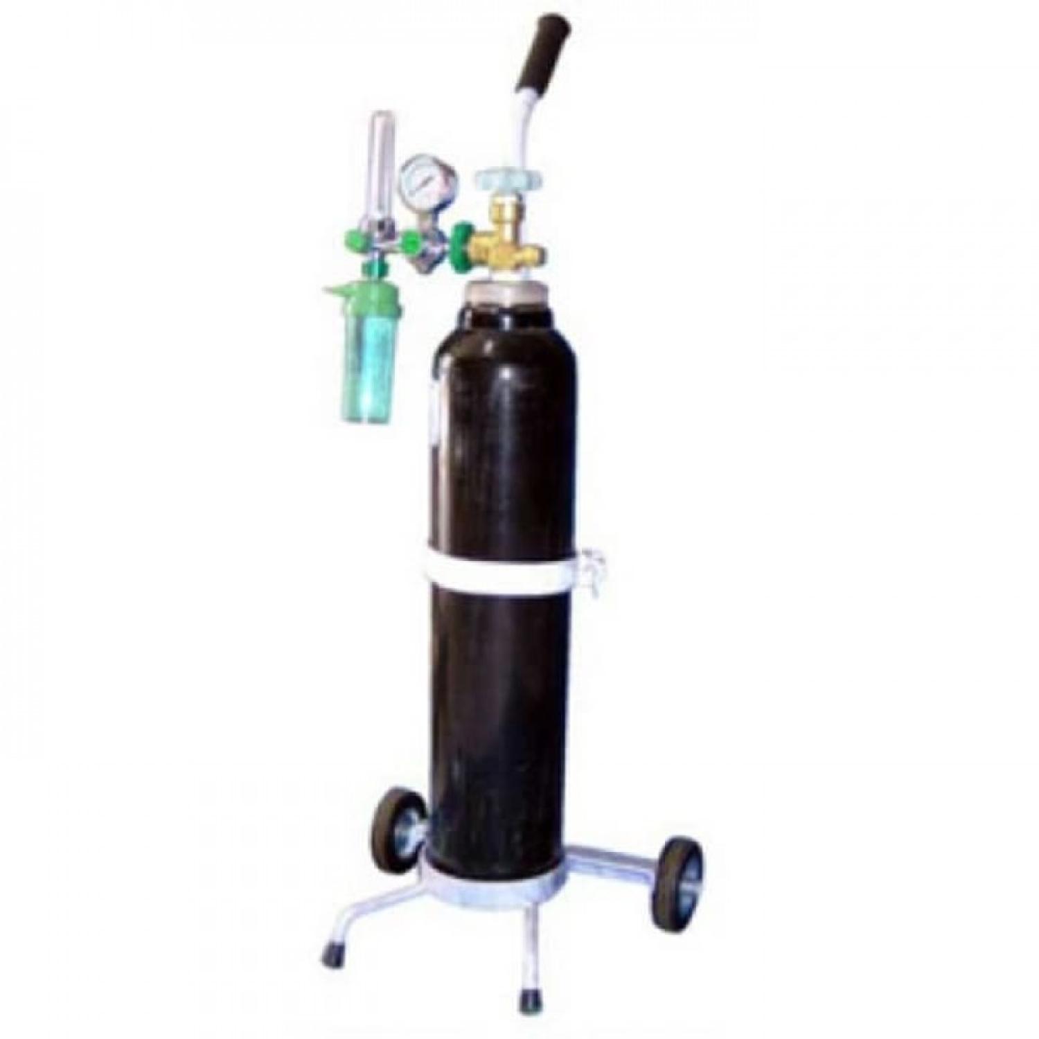 Tabung Oksigen 1 set + Regulator + Trolley