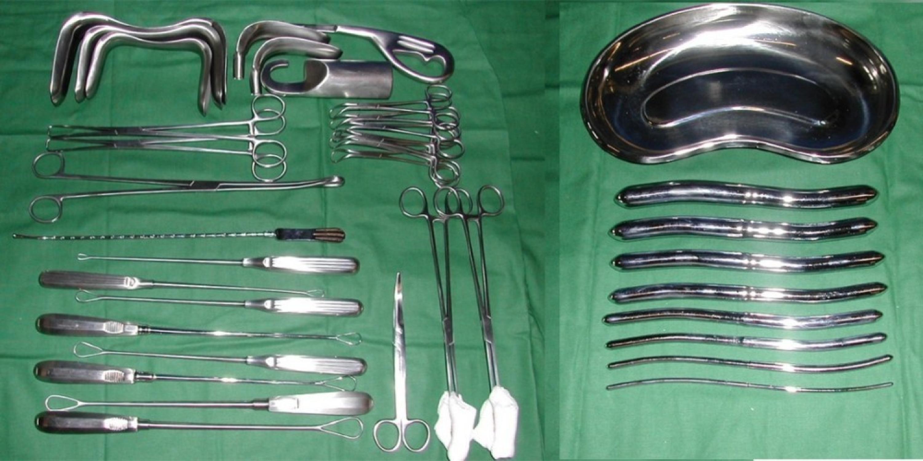 DILLATATION & CURRETAGE INSTRUMENT SET LENGKAP 27 ITEM
