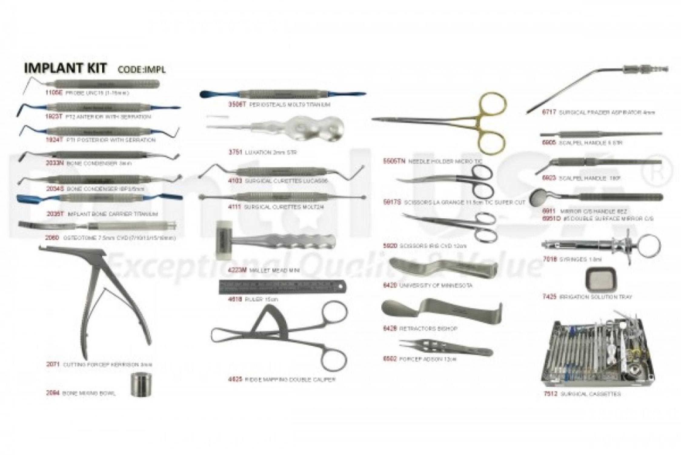 IMPLANT KIT 13 ITEM