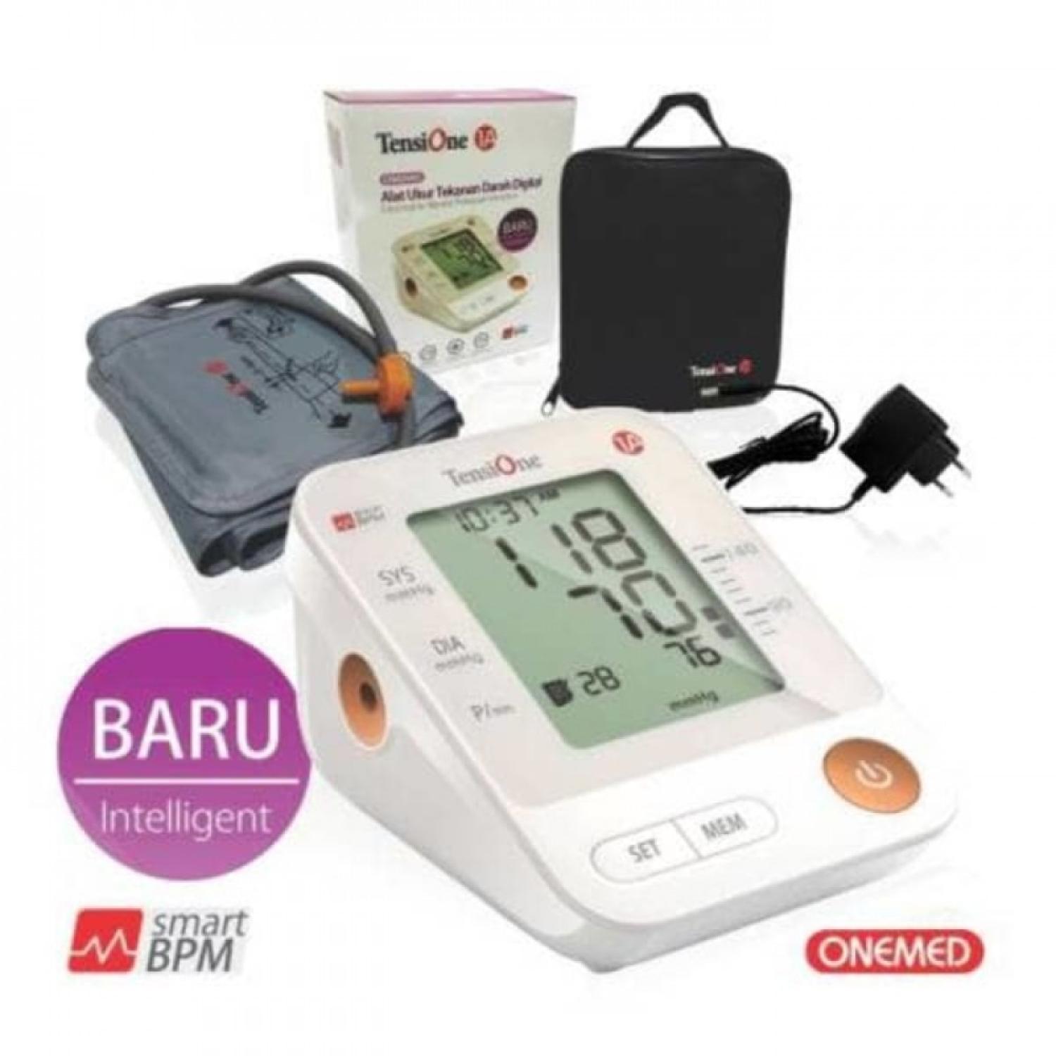 Tensimeter Digital TensiOne 1A + adaptor OneMed Terbaik Termurah