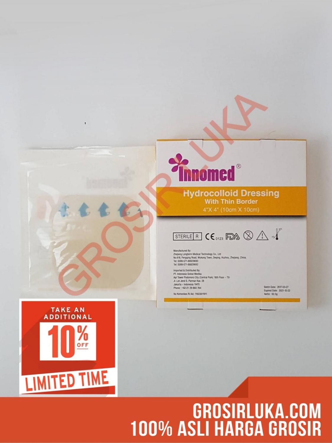 Hydrocolloid Dressing 10x10 cm