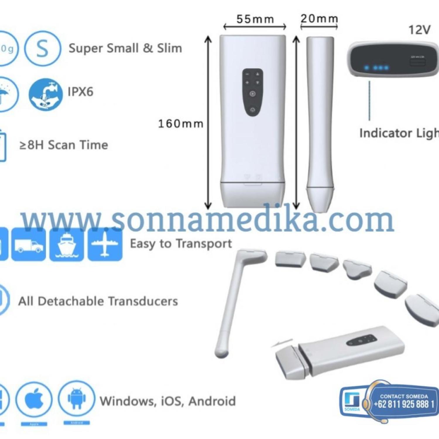 USG Wireless Type D8 (CD - Detachable Transducer)