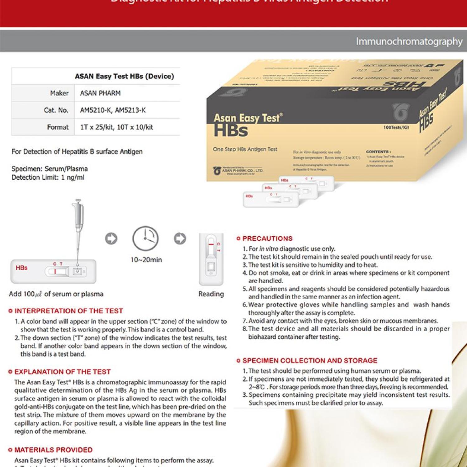 RAPID TEST HBSAG DEVICE