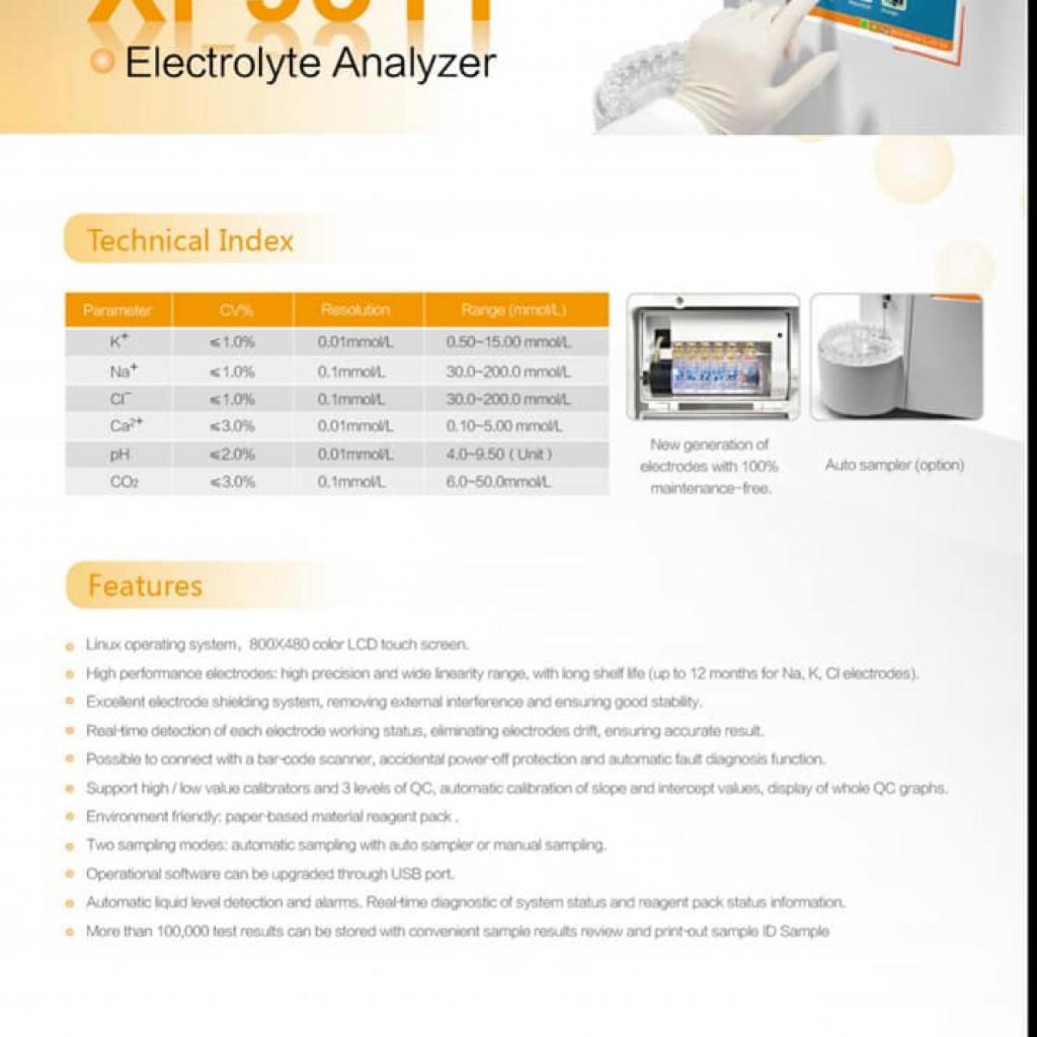ELECTROLYTE ANALYZER