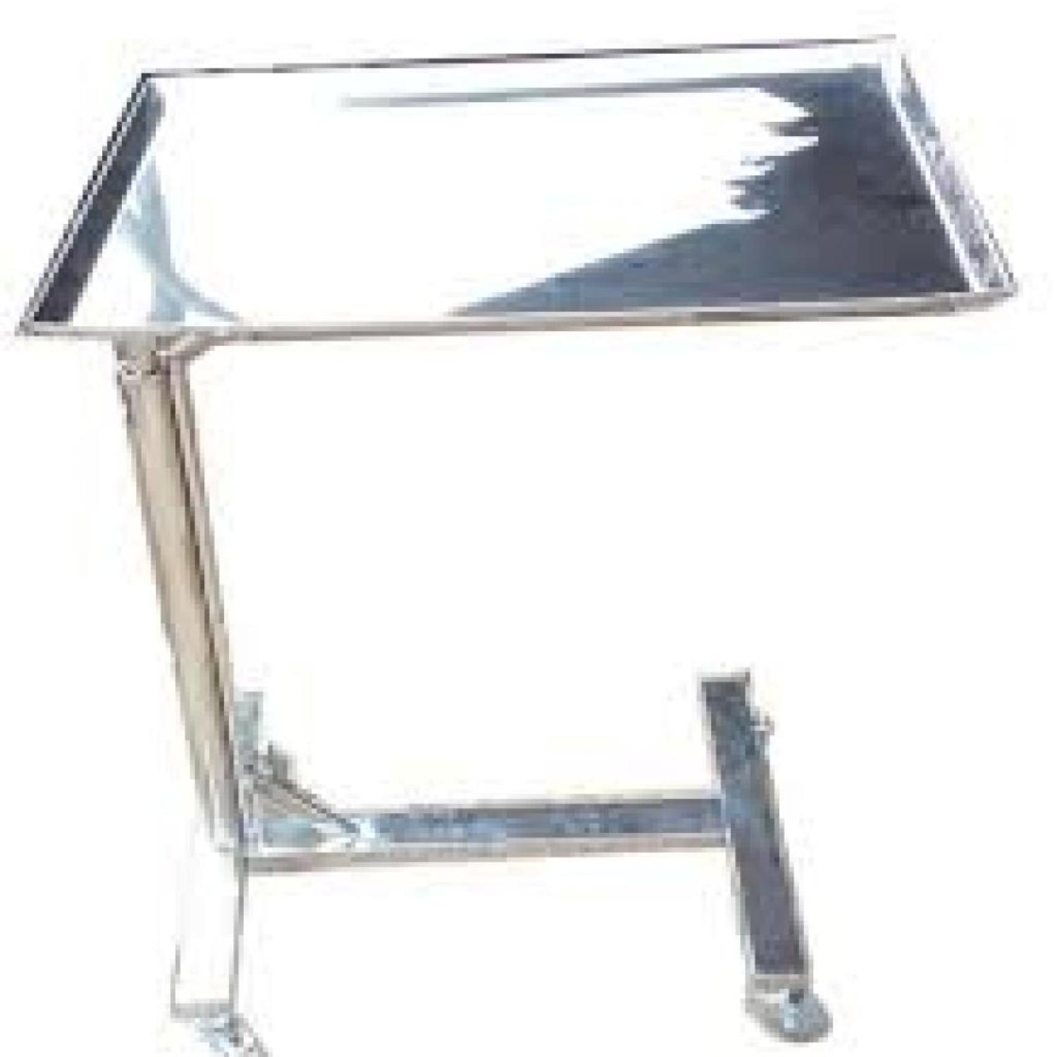 Meja makan pasien stainless