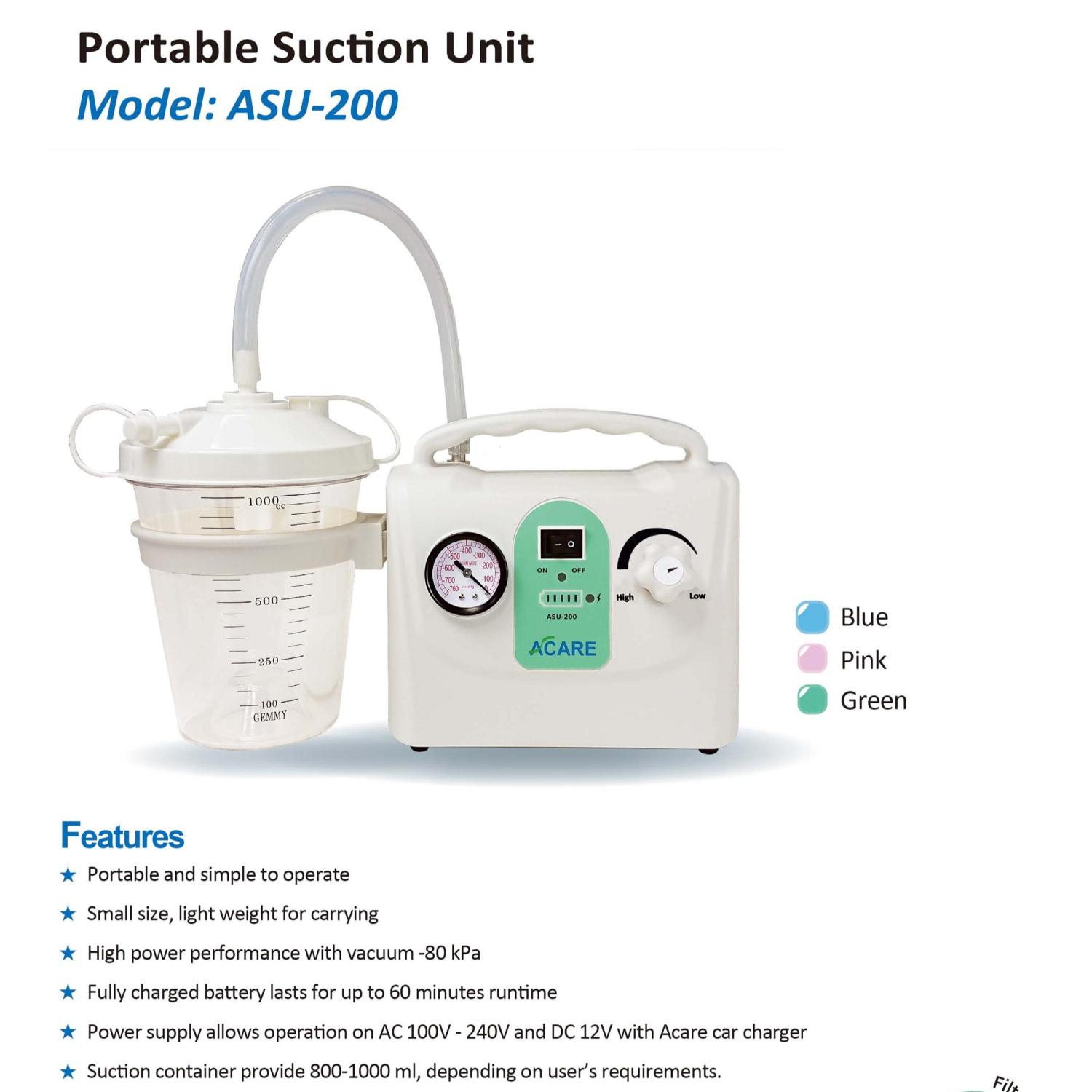 PORTABLE SUCTION UNIT