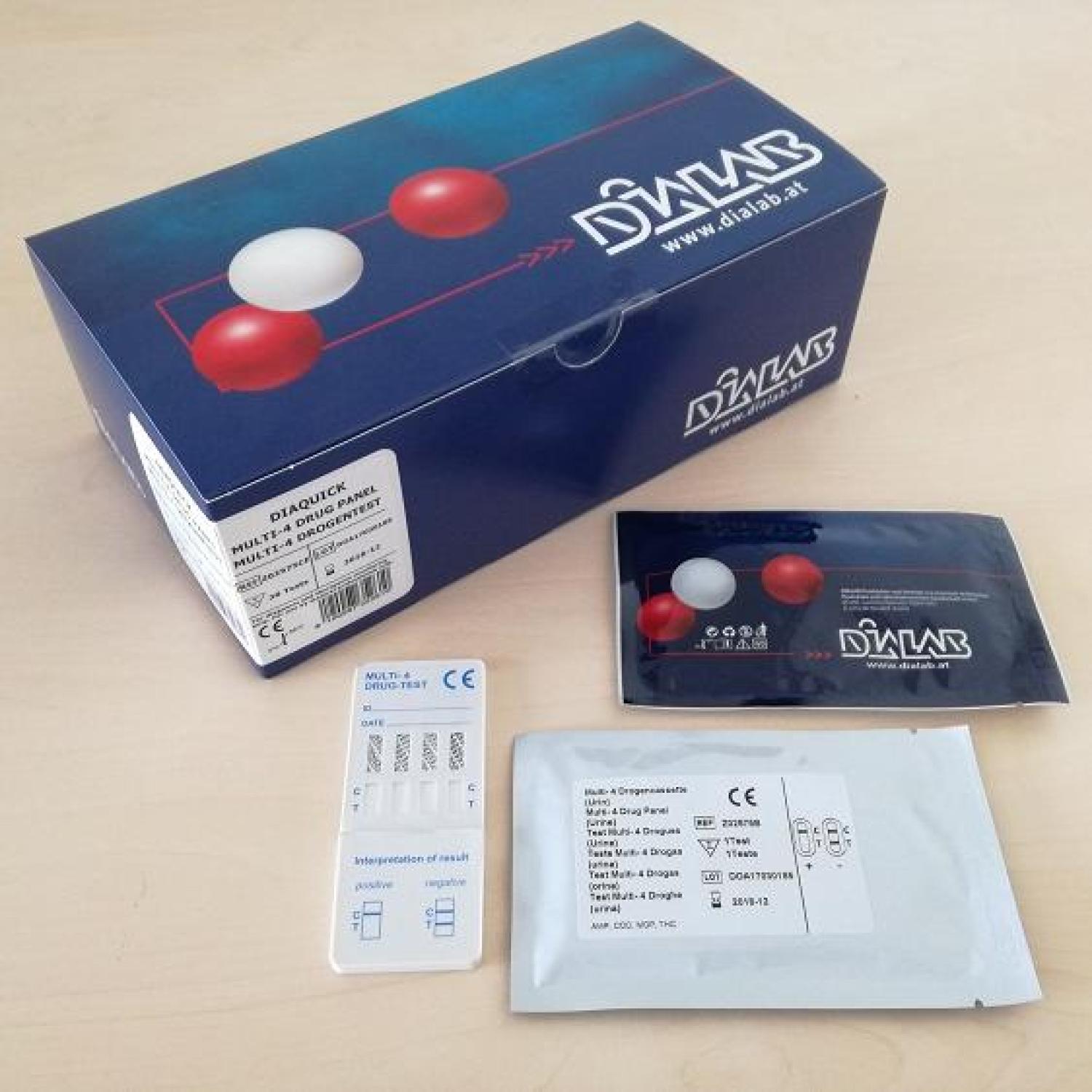 Dialab Diaquick Multi-4 Drug Panel