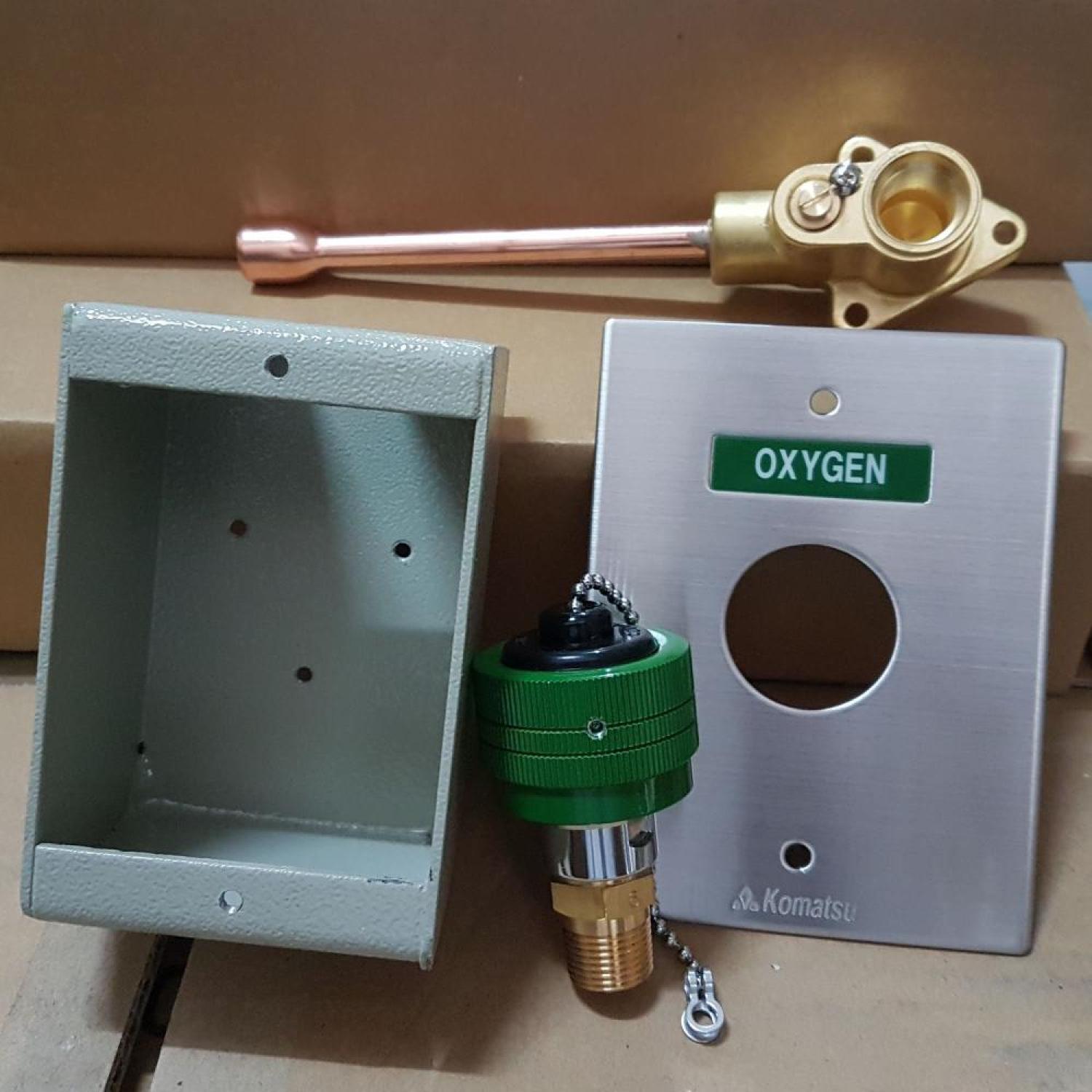 Wall Outlet Oxygen Type T1 Merk Komatsu - Seiki Japan