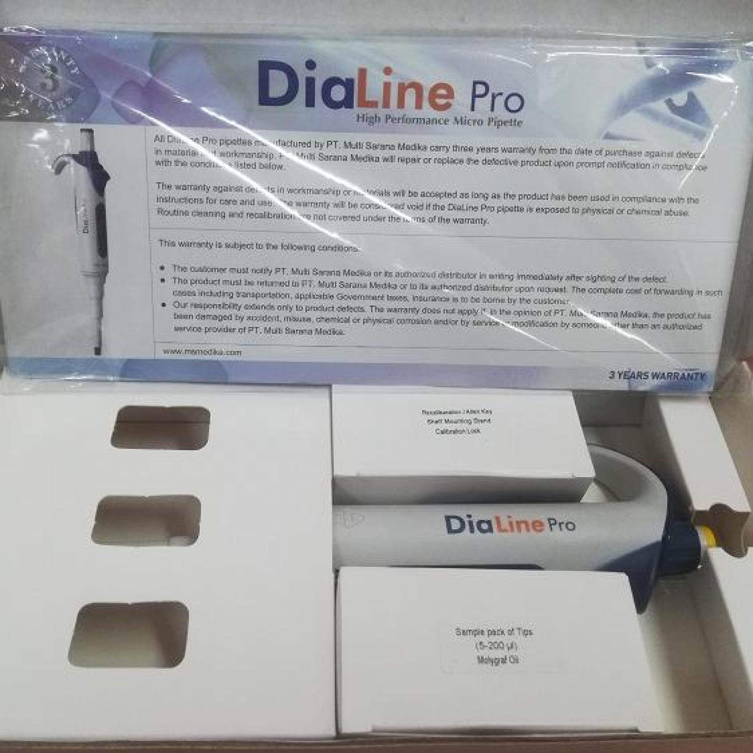 Dialine Pro Variable Micropipettes 0.5-10 µL