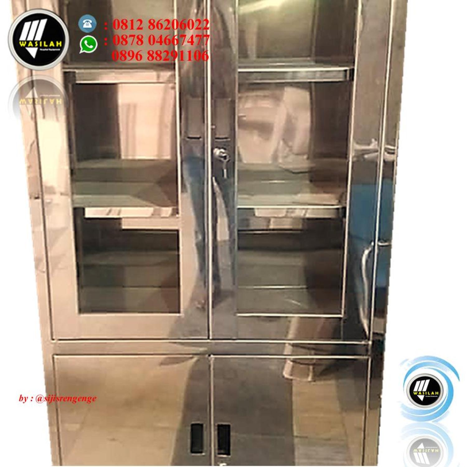 Lemari Obat 2 Pintu (Stainless)
