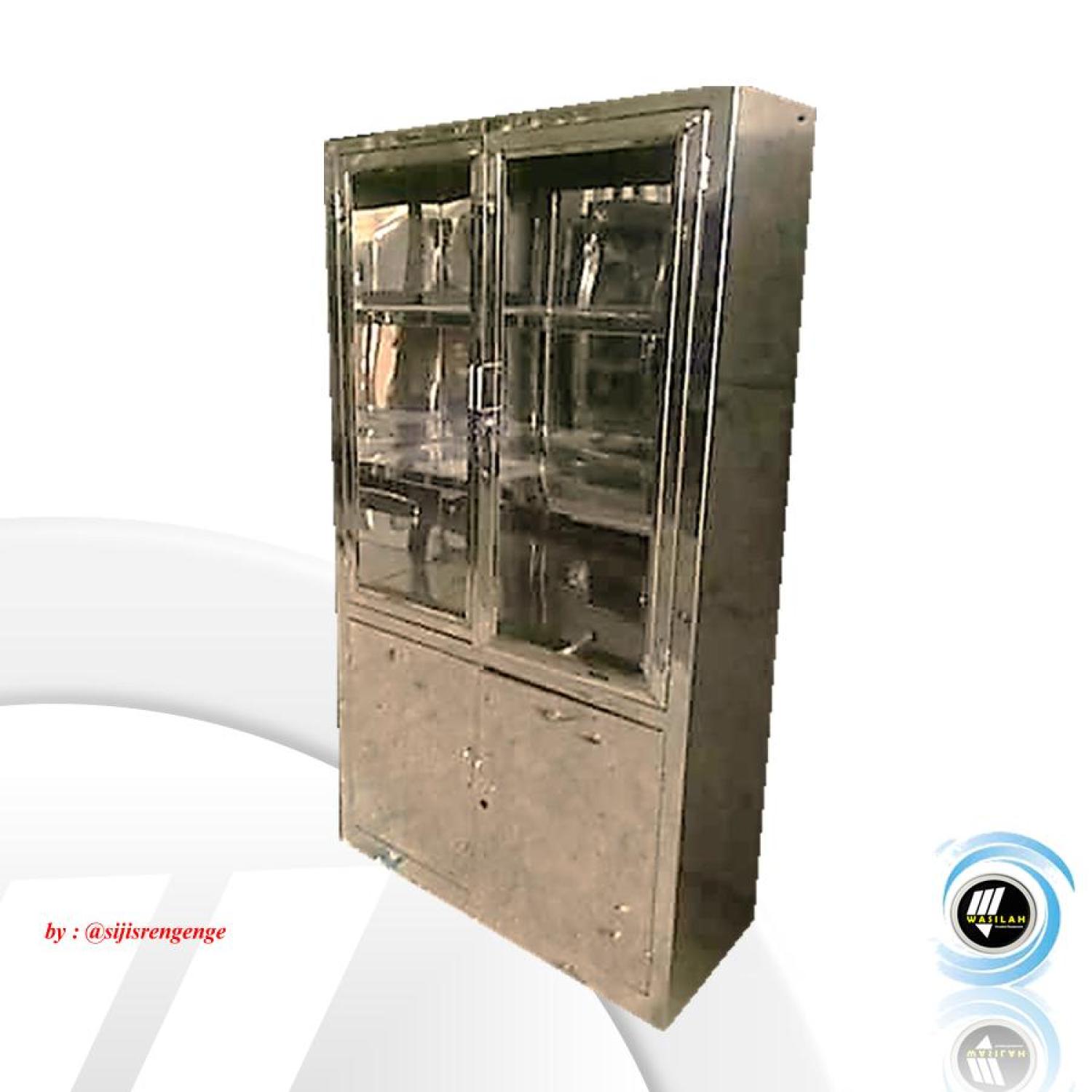 Lemari Obat 2 Pintu (Stainless)
