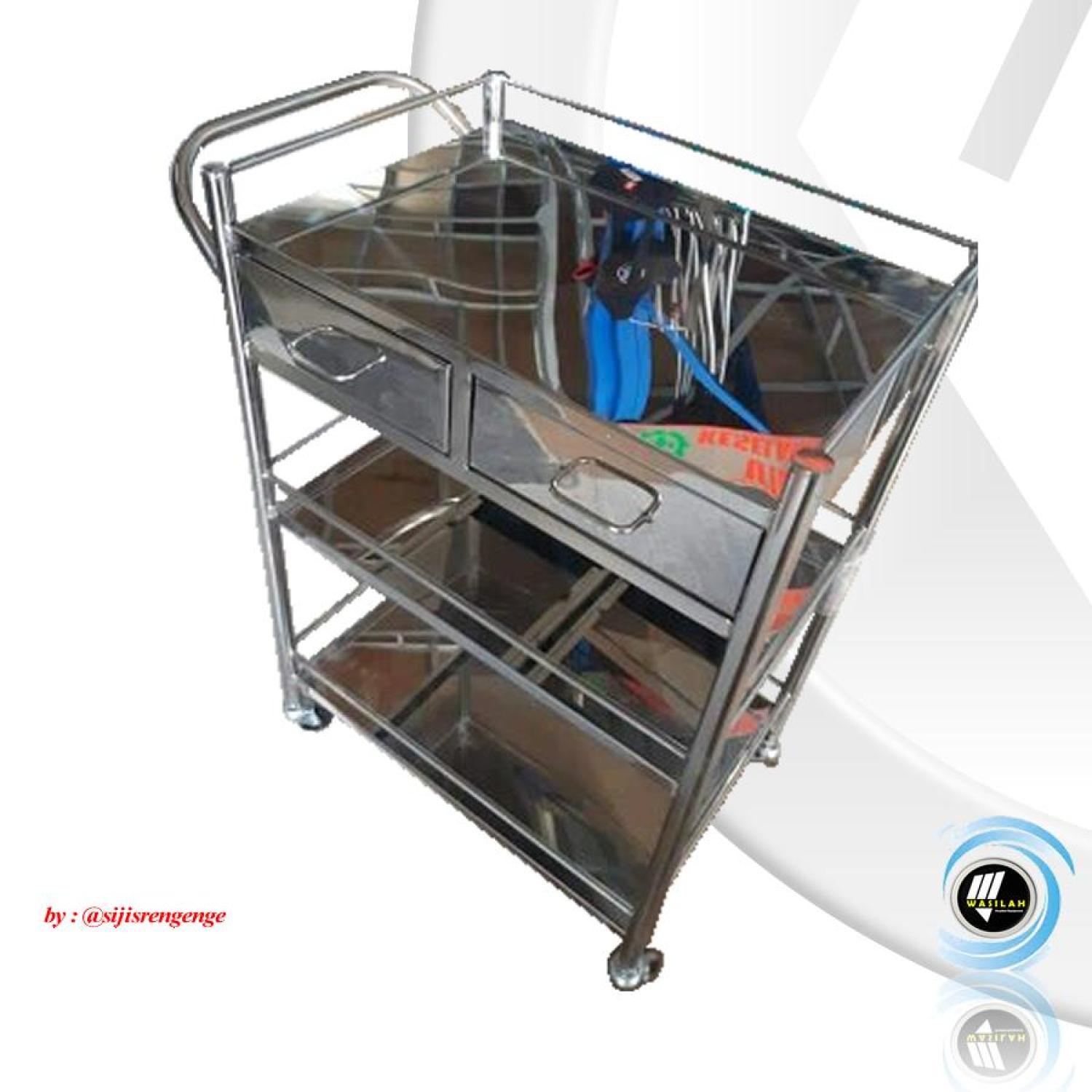 Trolley Instrument 3Rak Laci