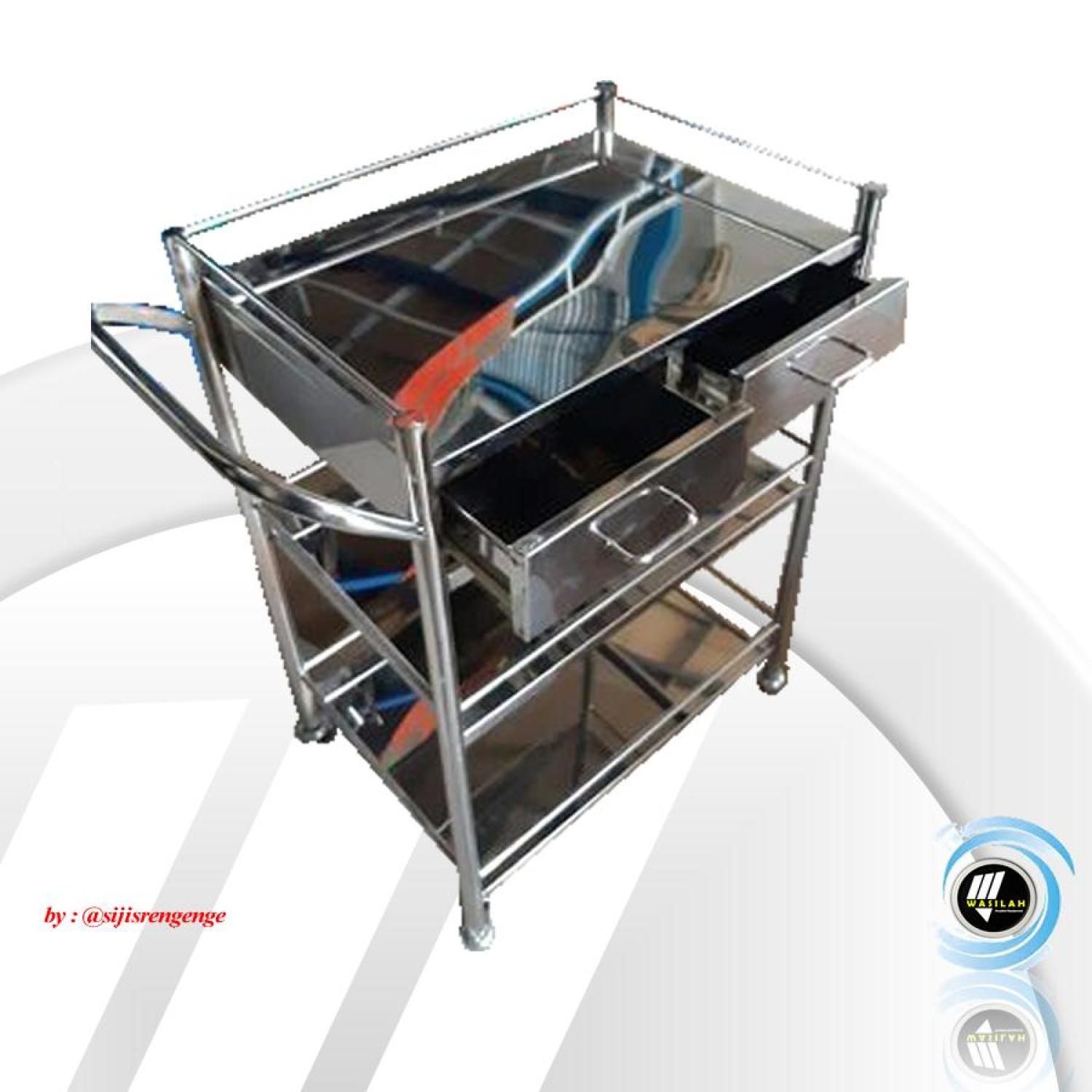 Trolley Instrument 3Rak Laci
