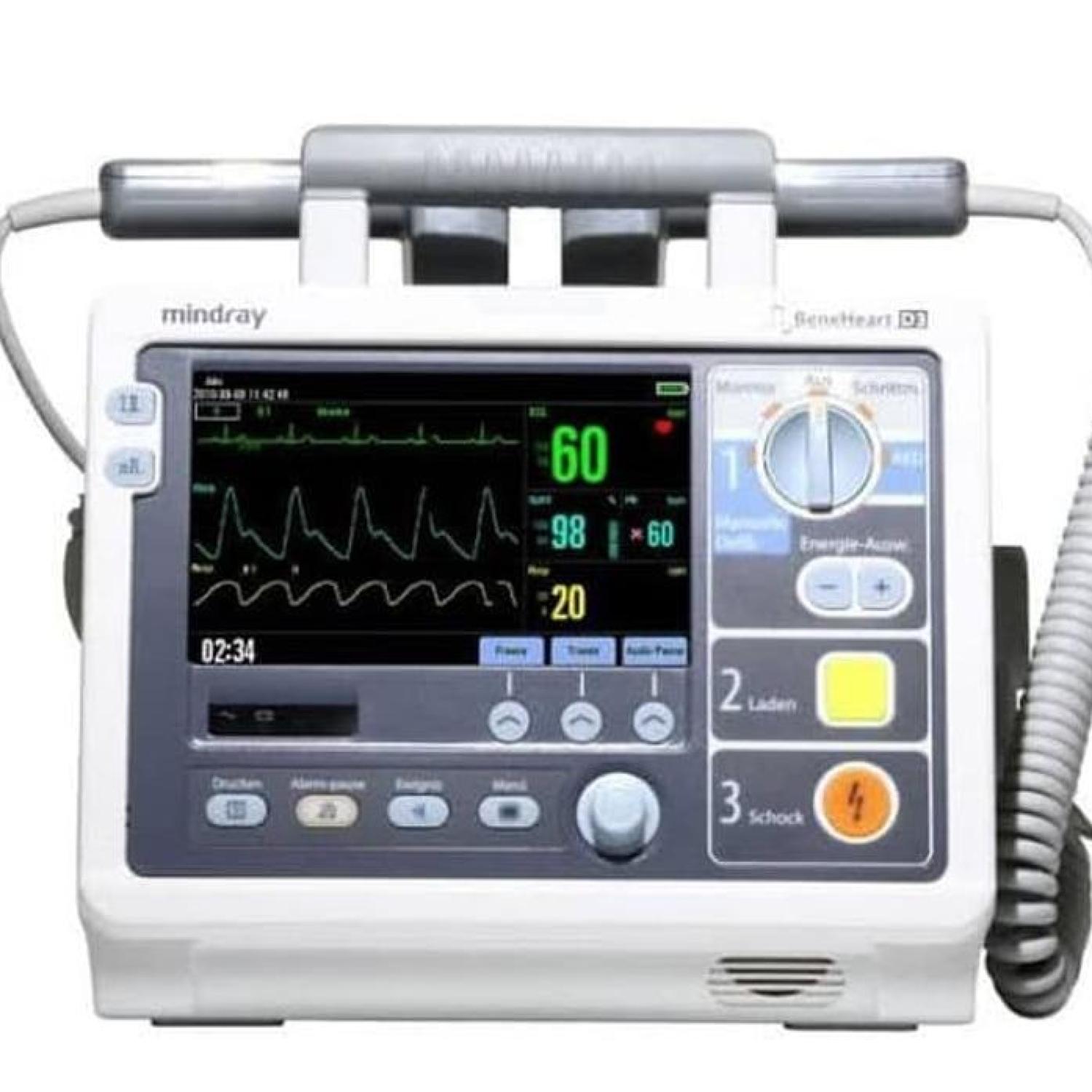 Mindray Defib BeneHeart D3 + ECG