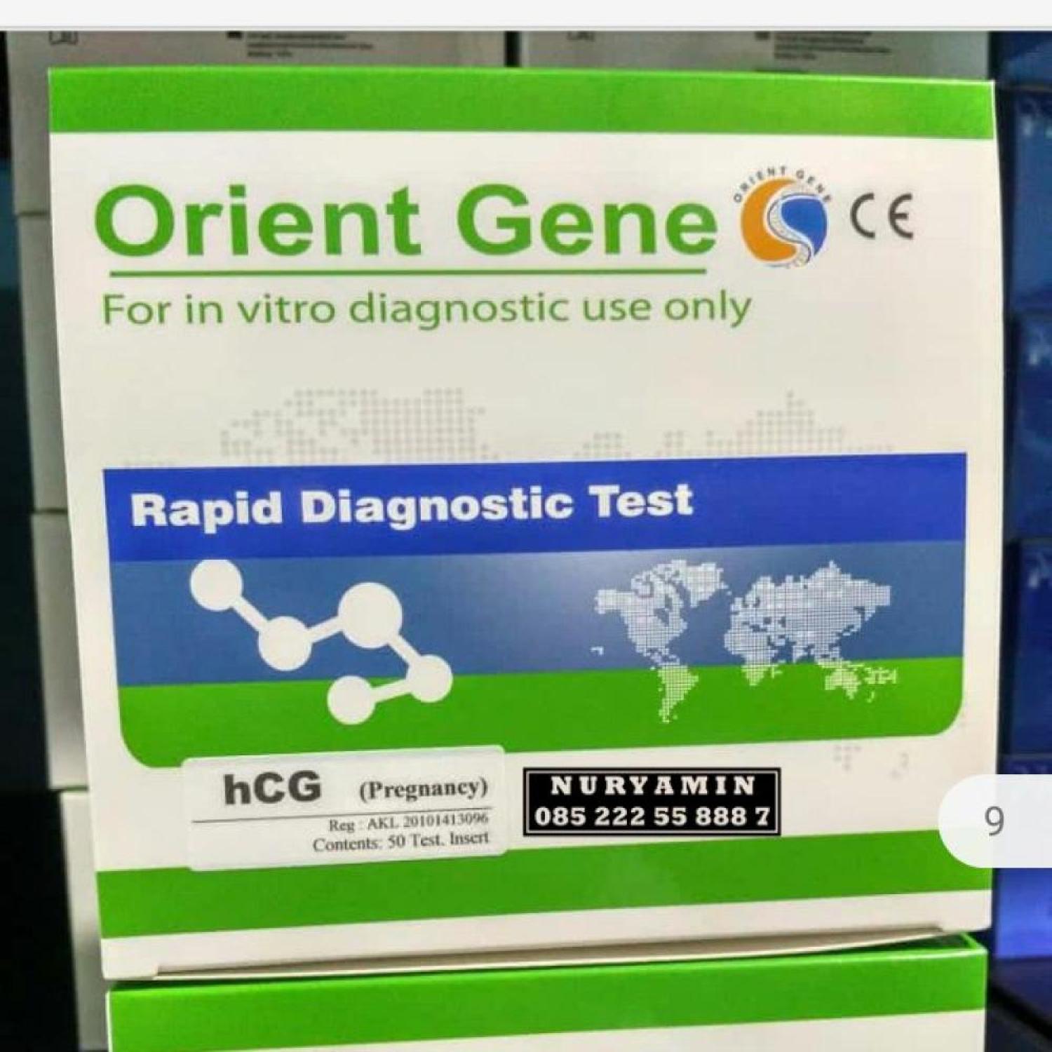 Rapidtest HCG Pregnancy Strip Orient Gene