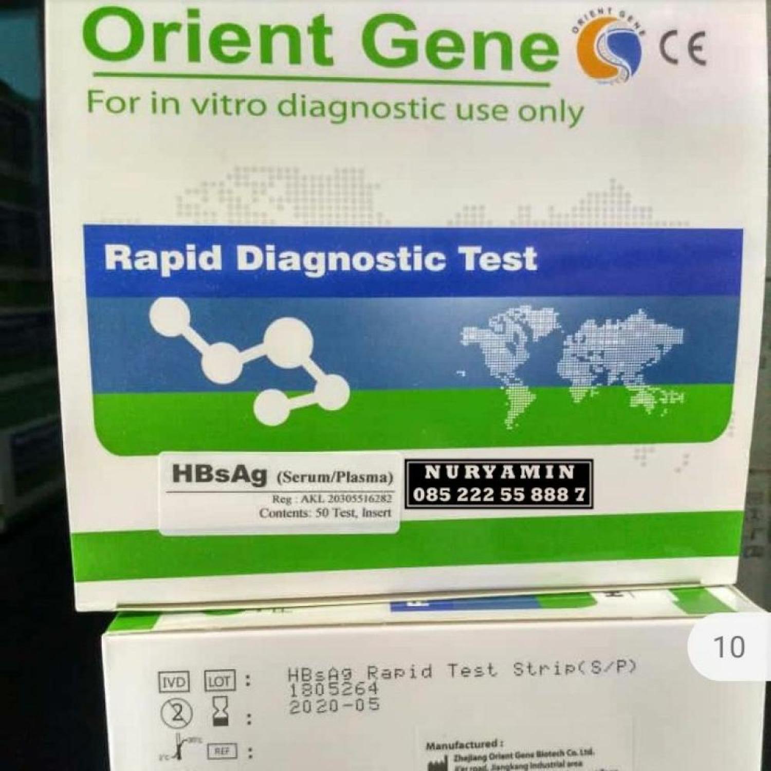 Rapidtest HBsAg Strip Orient Gene