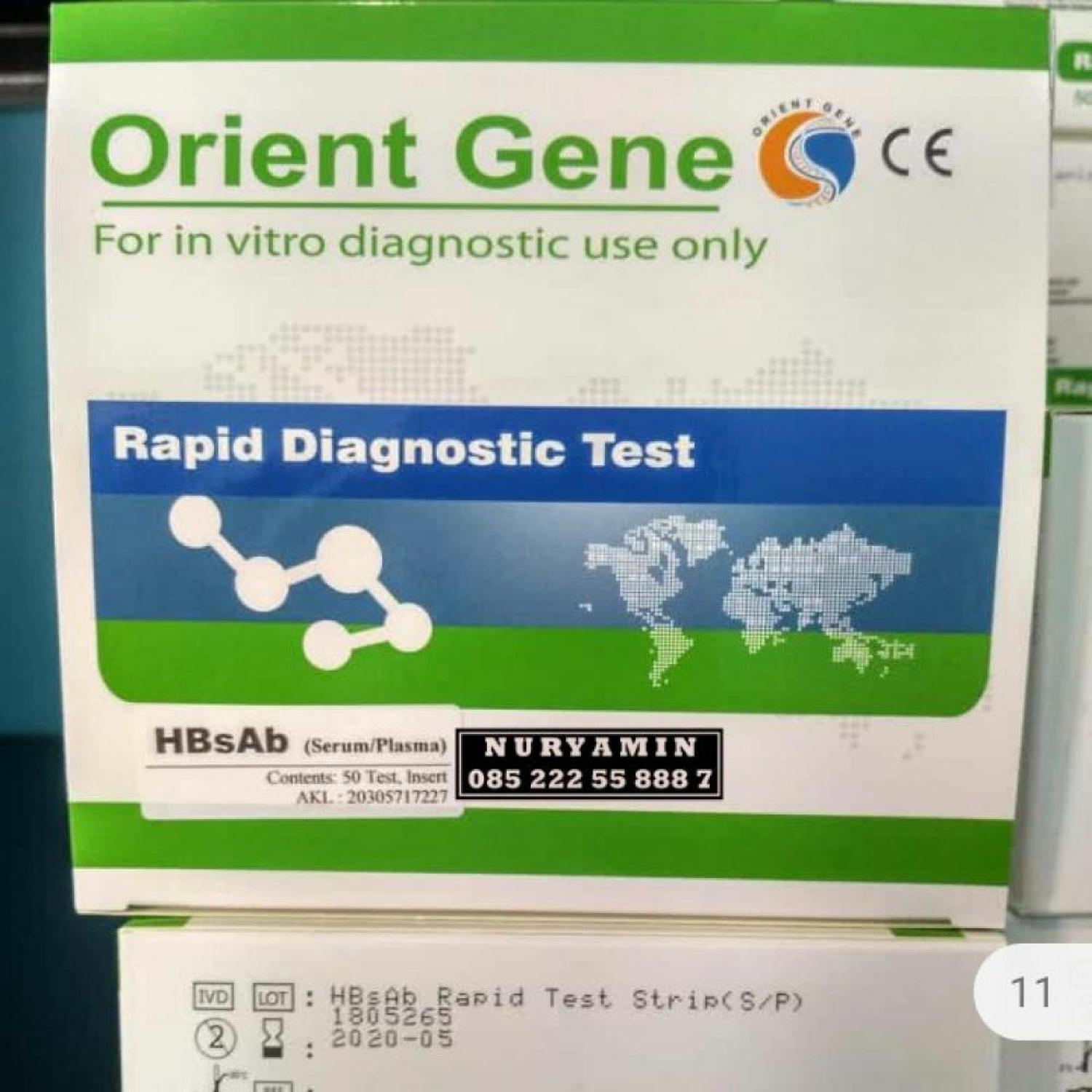 Rapidtest HBsAb Strip Orient Gene