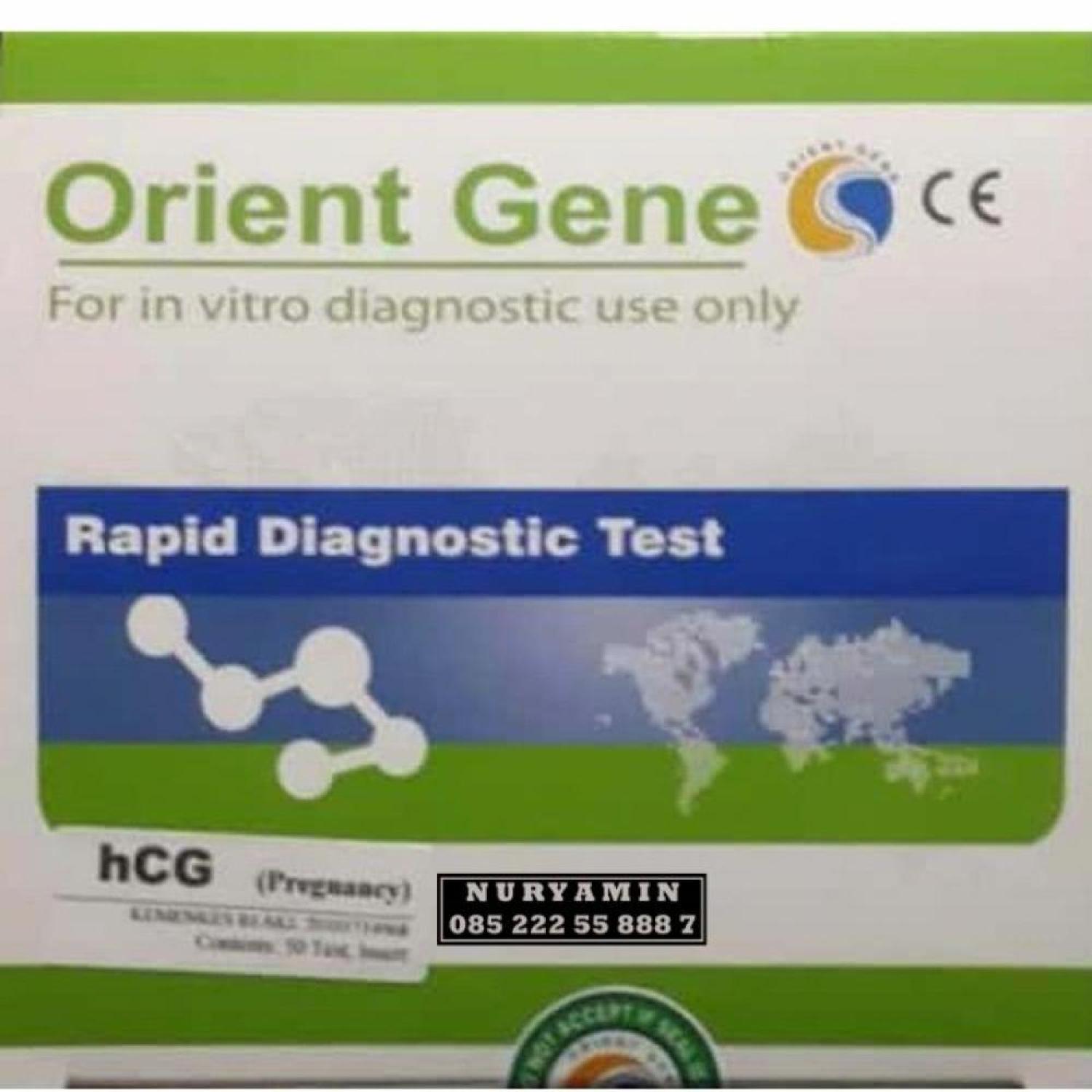Rapidtest HCG Pregnancy Cassette Orient Gene
