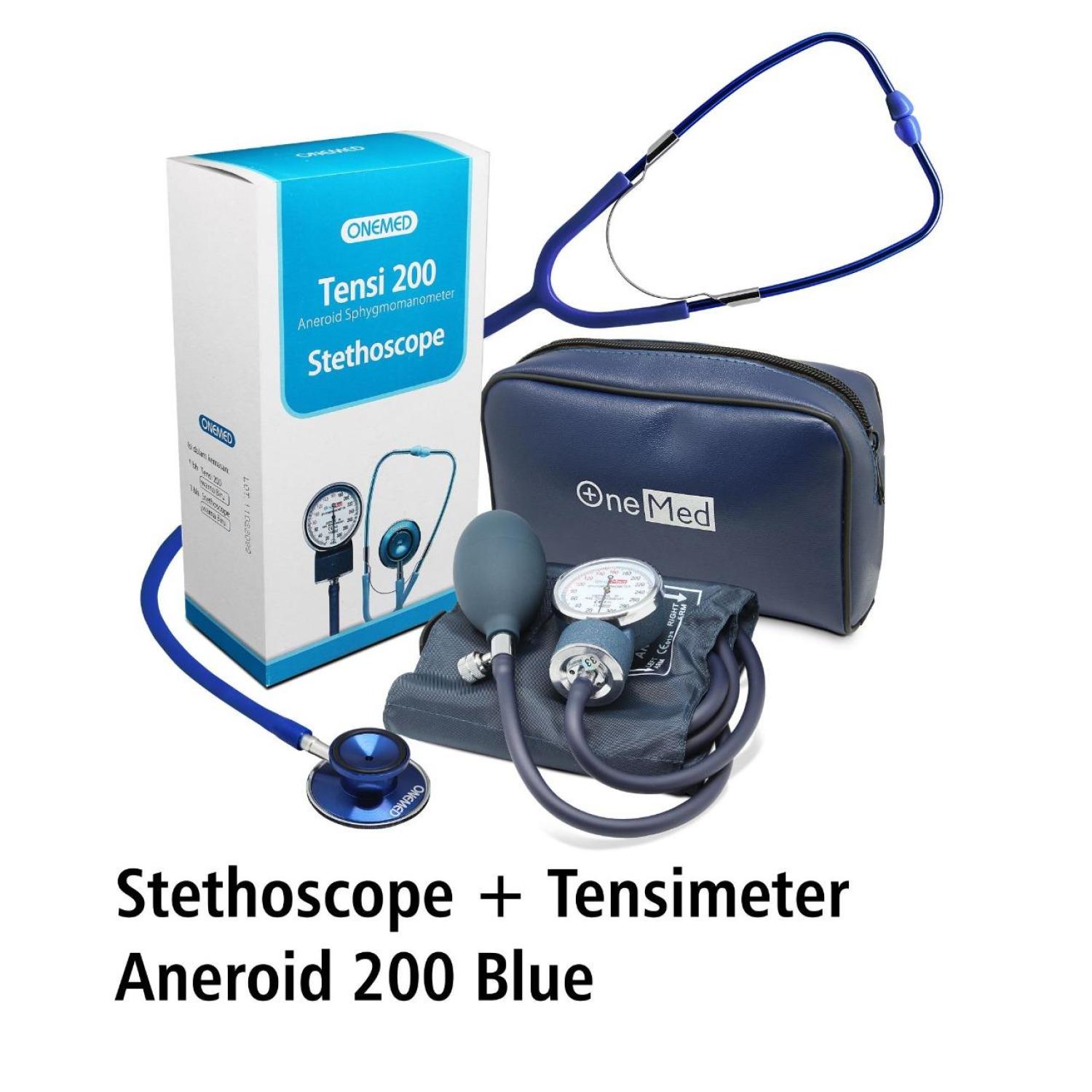 Tensimeter Aneroid 200 & Stetoscope Dark Blue