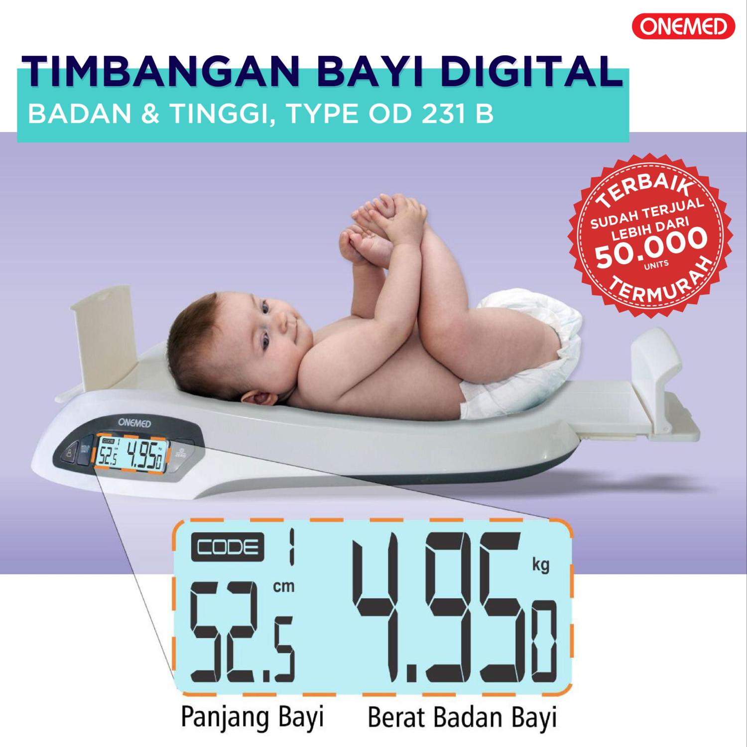 Timbangan Bayi Digital OD231-B OneMed