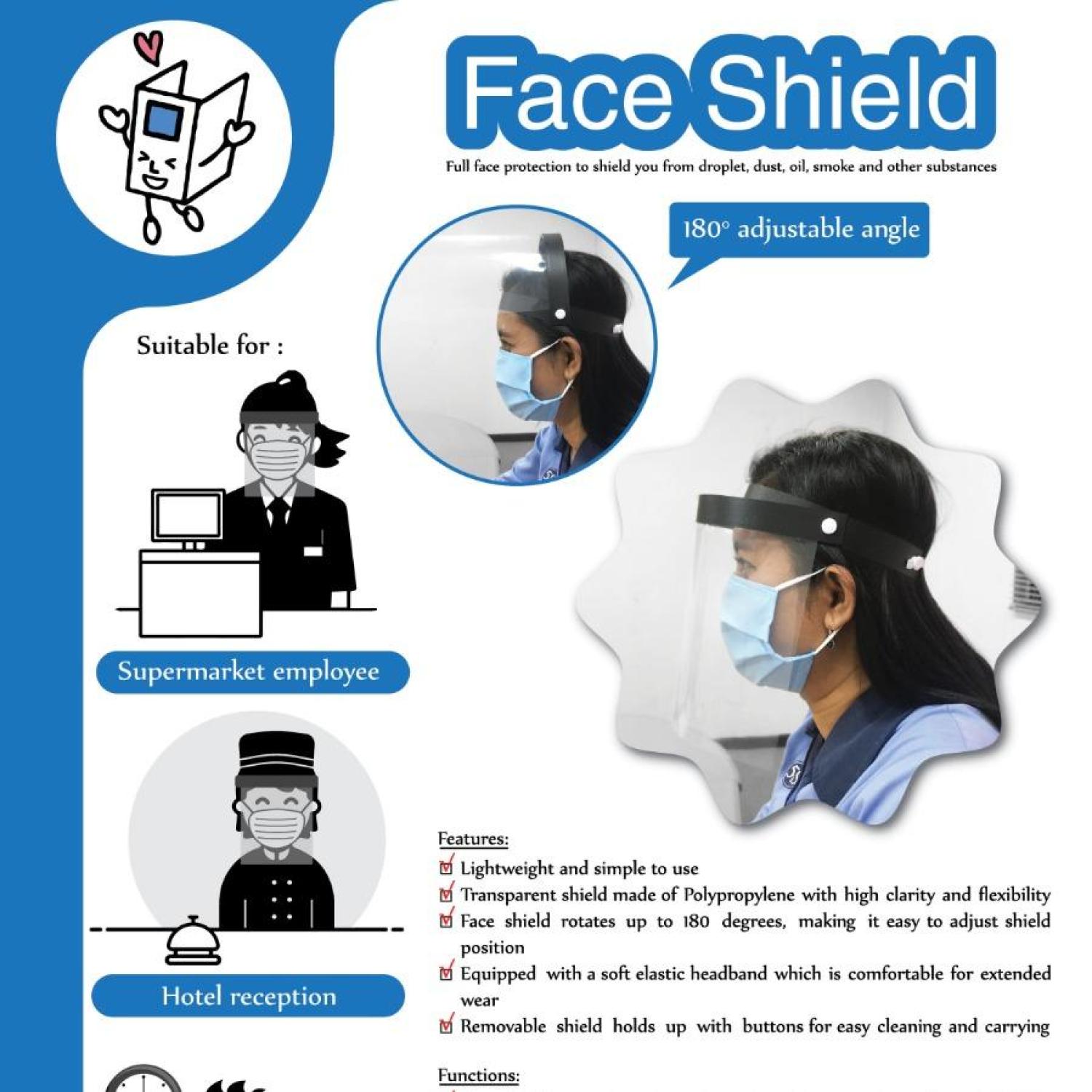 King Jim Face Shield