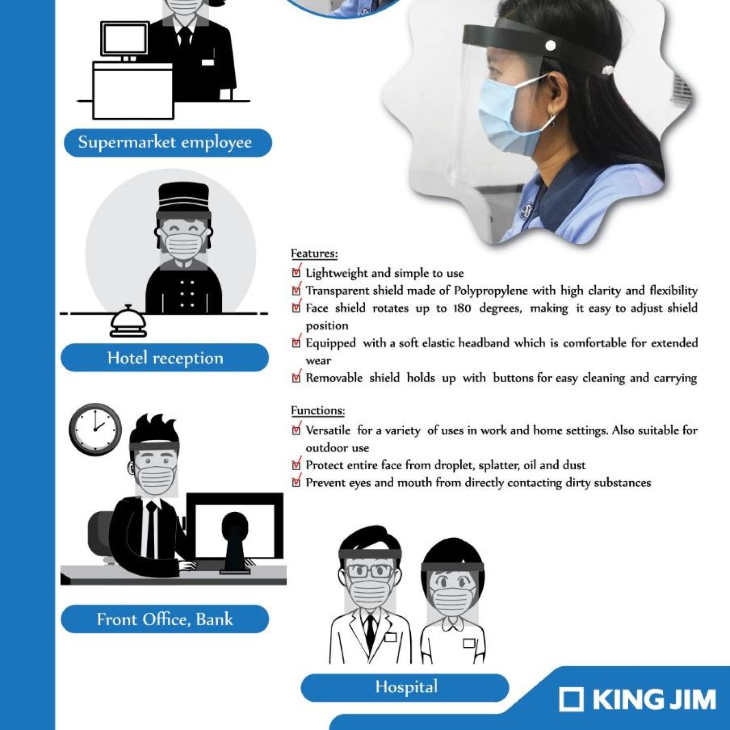 King Jim Face Shield