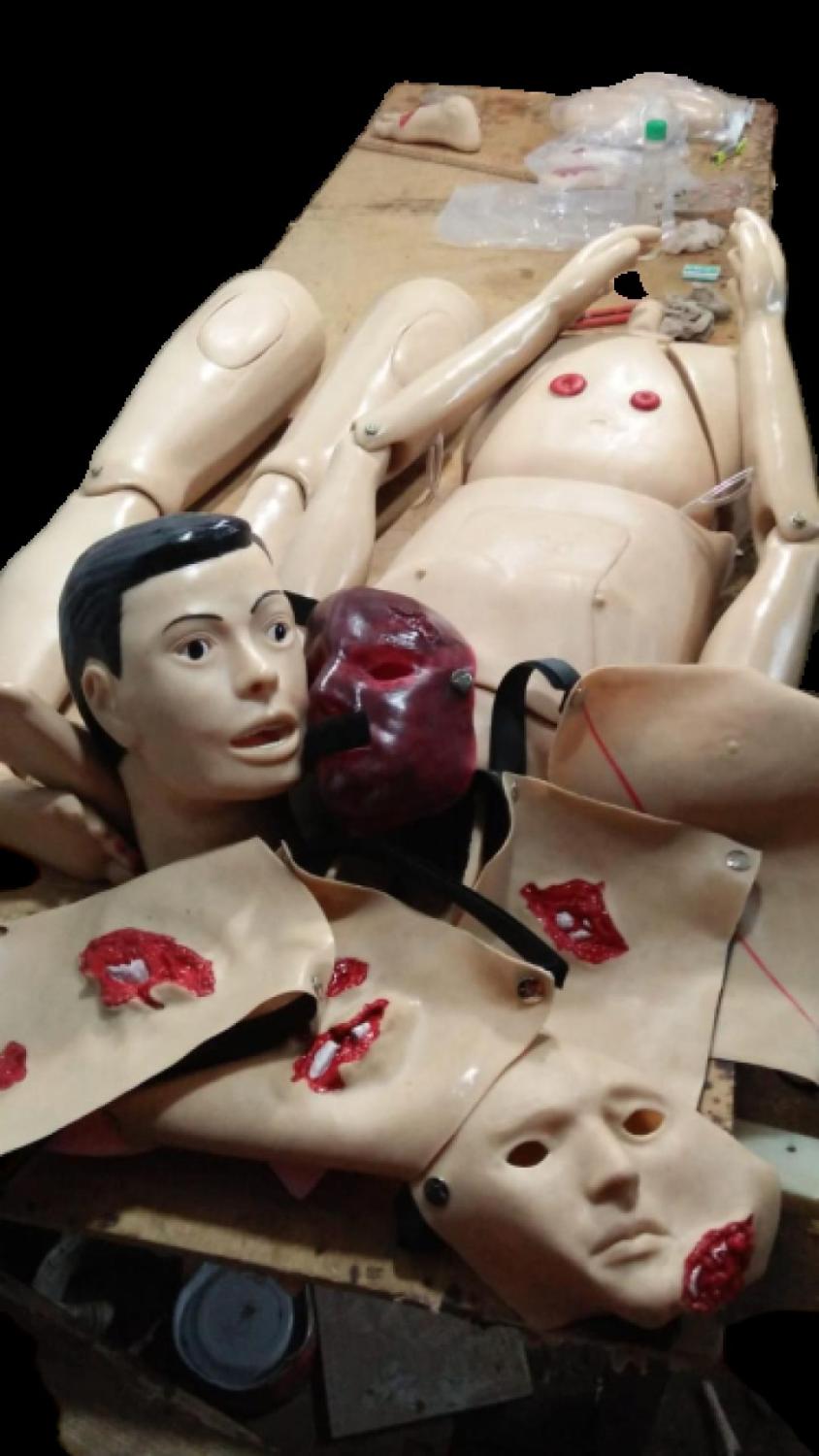 Fullbody Trauma / Phanto-Manikin /  Alat Peraga / Bahan Full Silicone