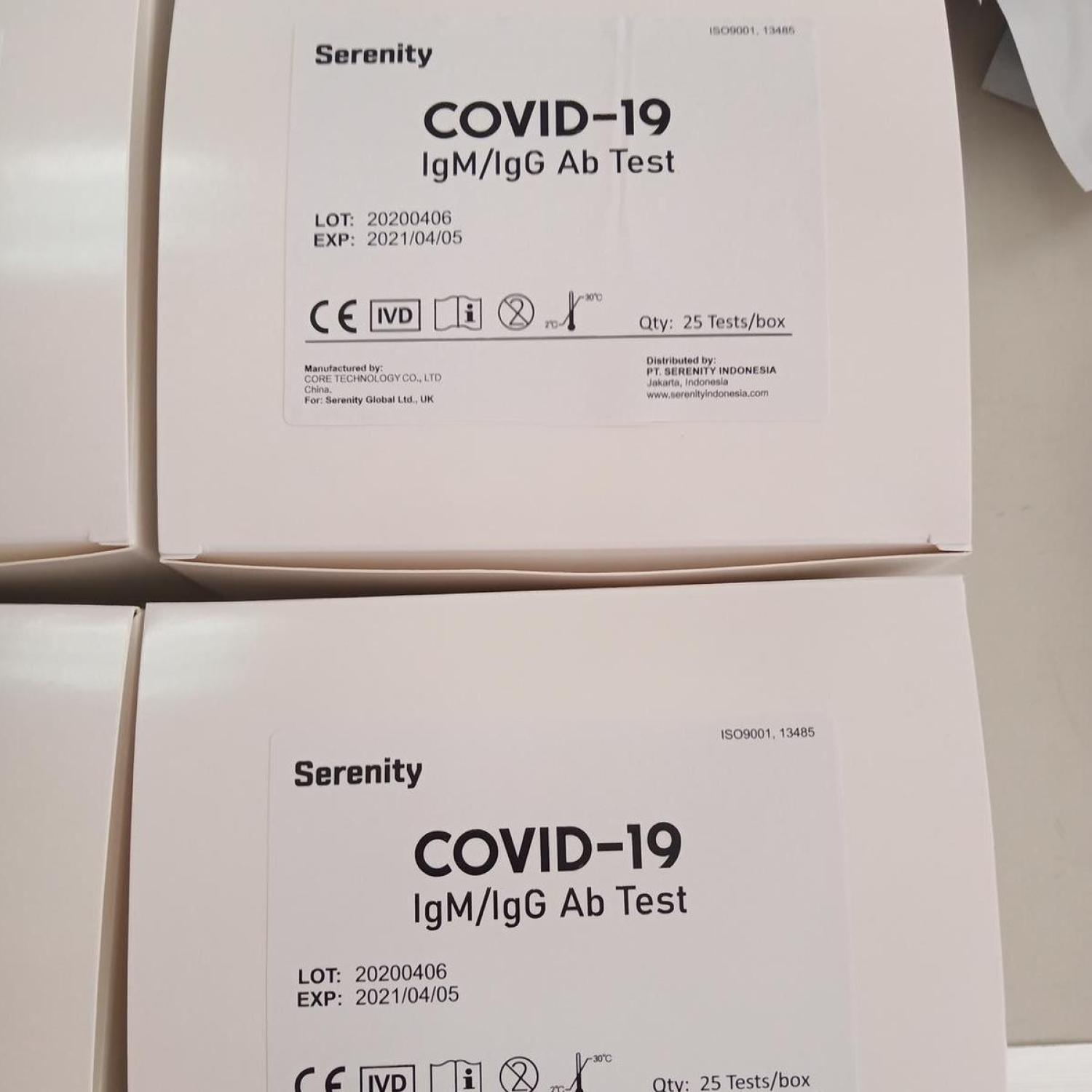 Rapid Test - (Pemeriksaan Serologis)