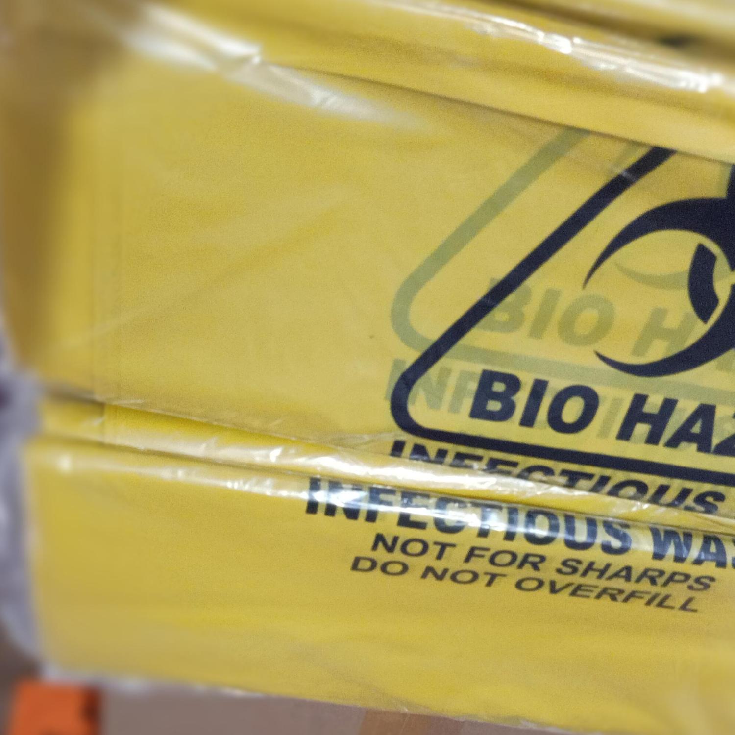 Plastik Sampah Kuning Logo 50 mikron 40 x 60