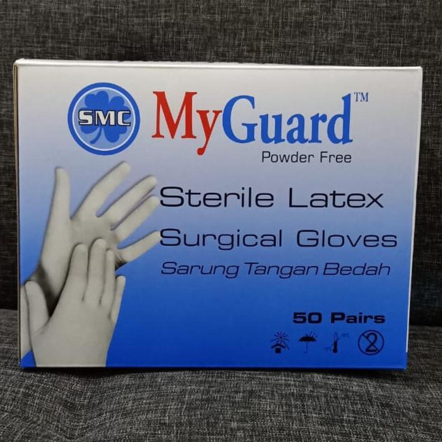 Sarung Tangan Bedah - MyGuard (powder-free) - Size 7.5 (Surgical Gloves)