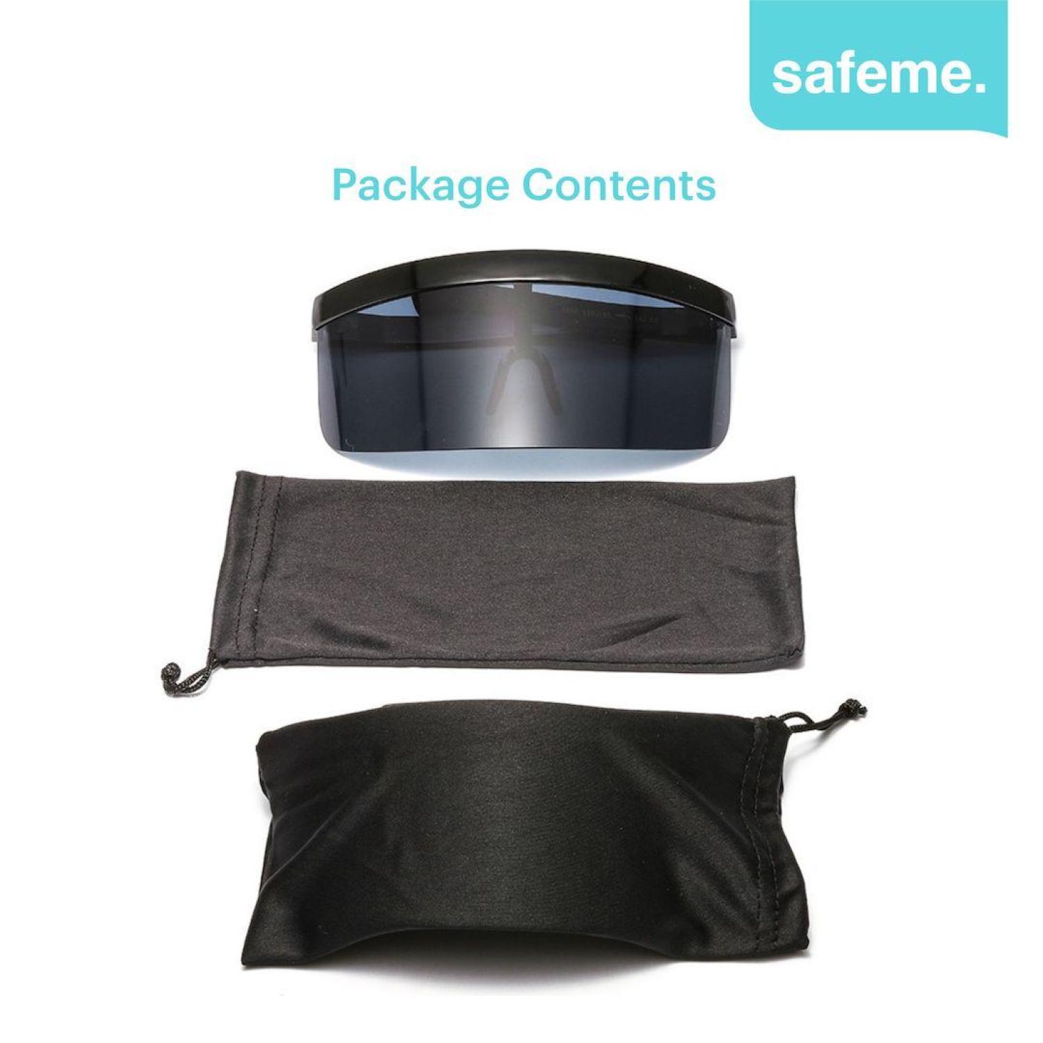Face Shield Kacamata Fashion Futuristik APD Pelindung Wajah Protective Goggle X