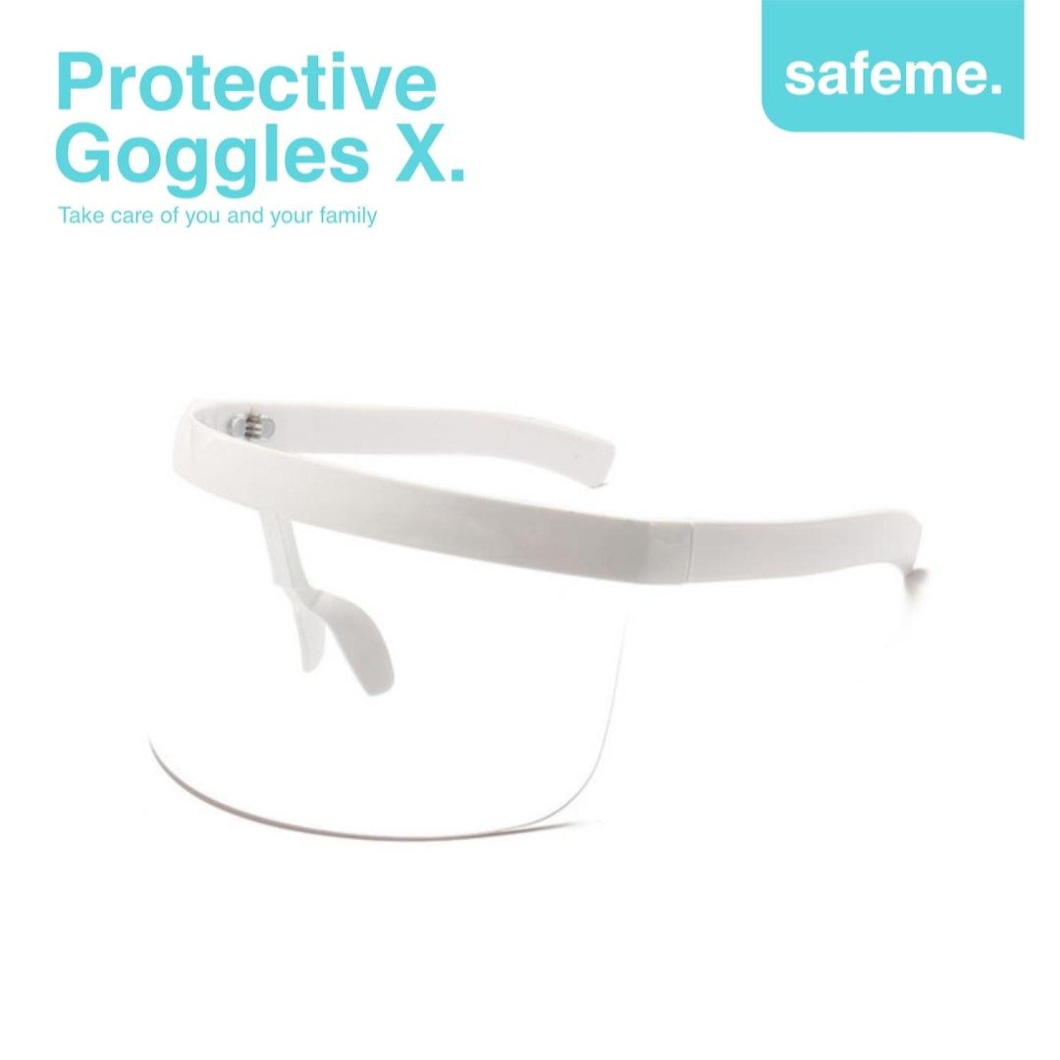 Face Shield Kacamata Fashion Futuristik APD Pelindung Wajah Protective Goggle X