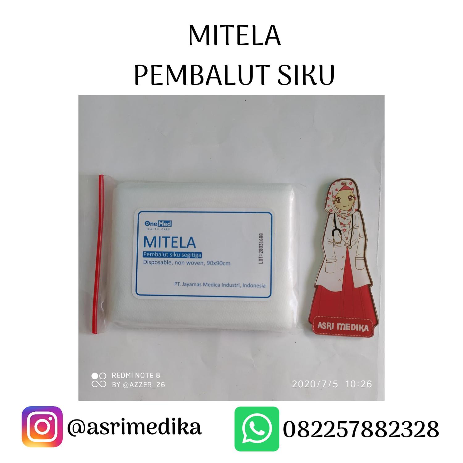 Mitela pembalut siku segitiga