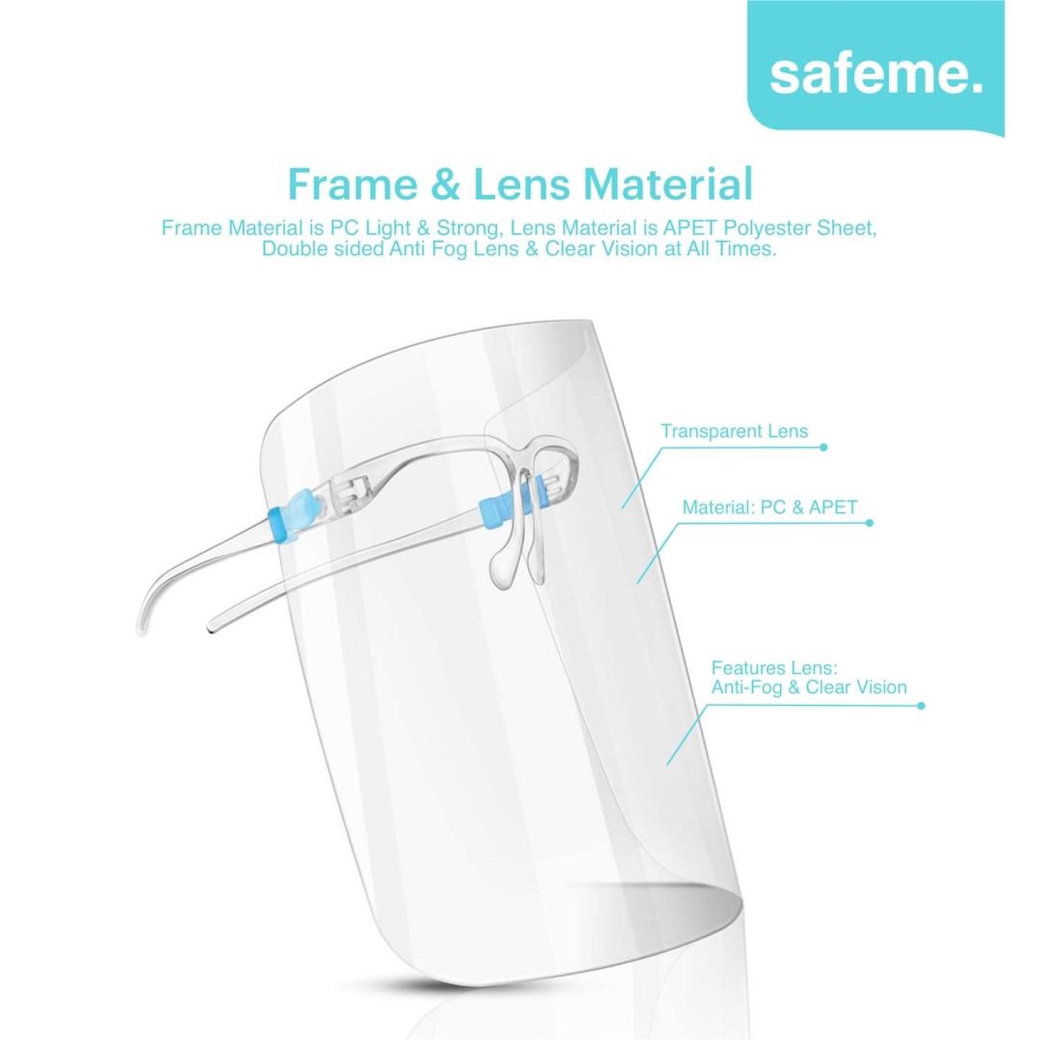 Face Shield Kacamata Nagita APD Pelindung Wajah Face Shield Eyewear V Kualitas Import