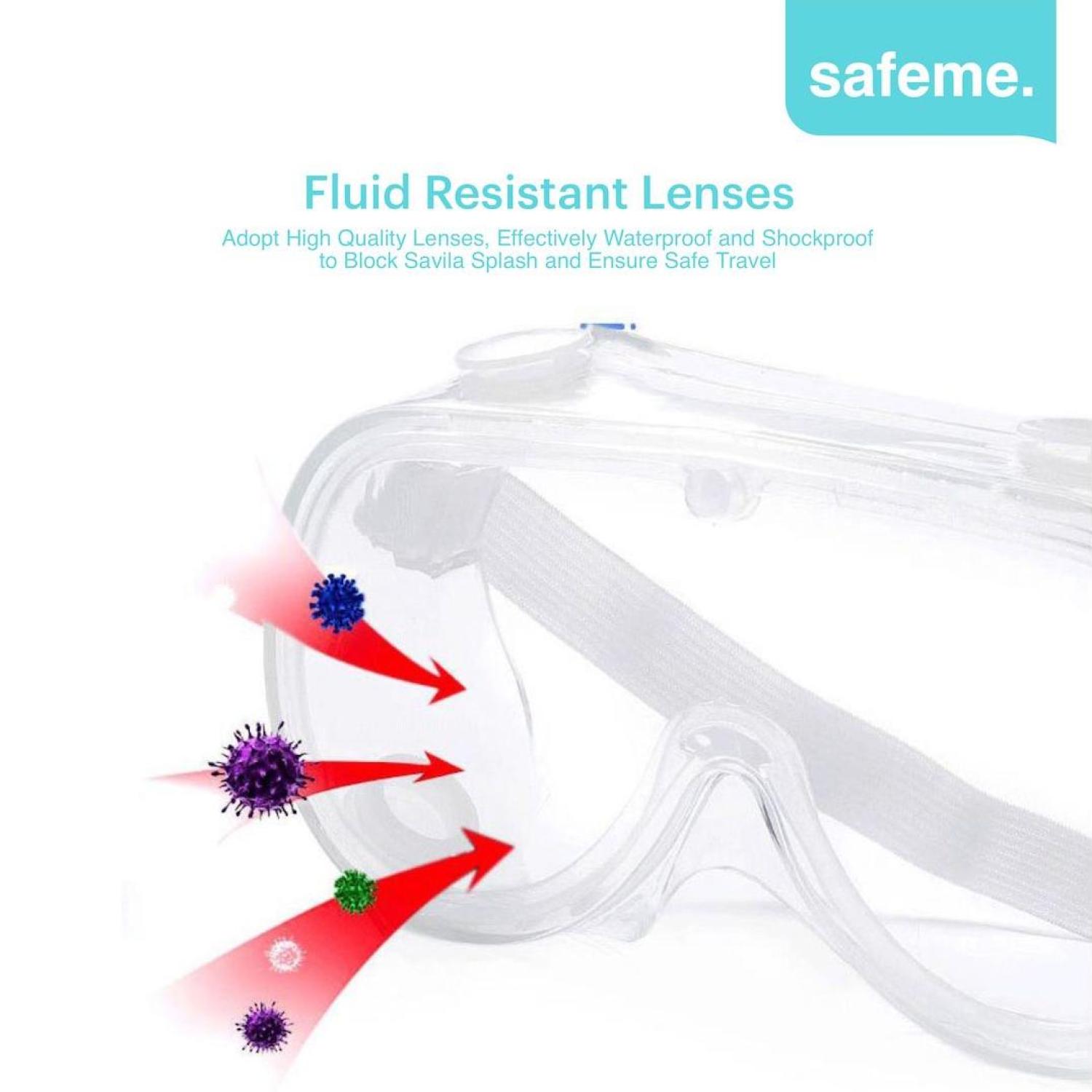 Kacamata Safety Google Anti Droplet Protective Medical Goggles V