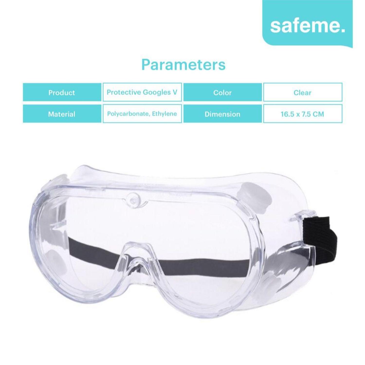 Kacamata Safety Google Anti Droplet Protective Medical Goggles V