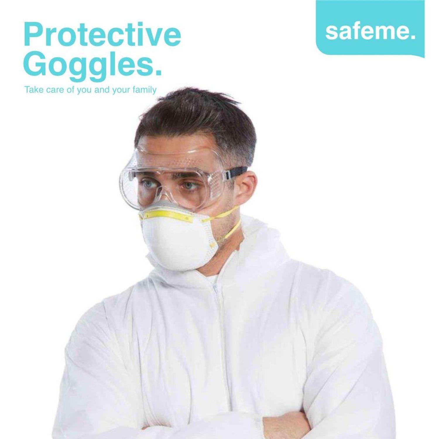 Kacamata Safety Goggle Anti Droplet Protective Medical Google V2