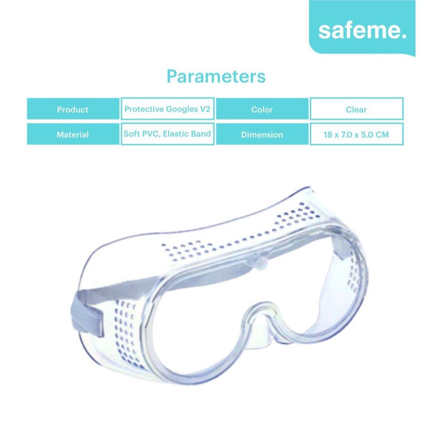 Kacamata Safety Goggle Anti Droplet Protective Medical Google V2