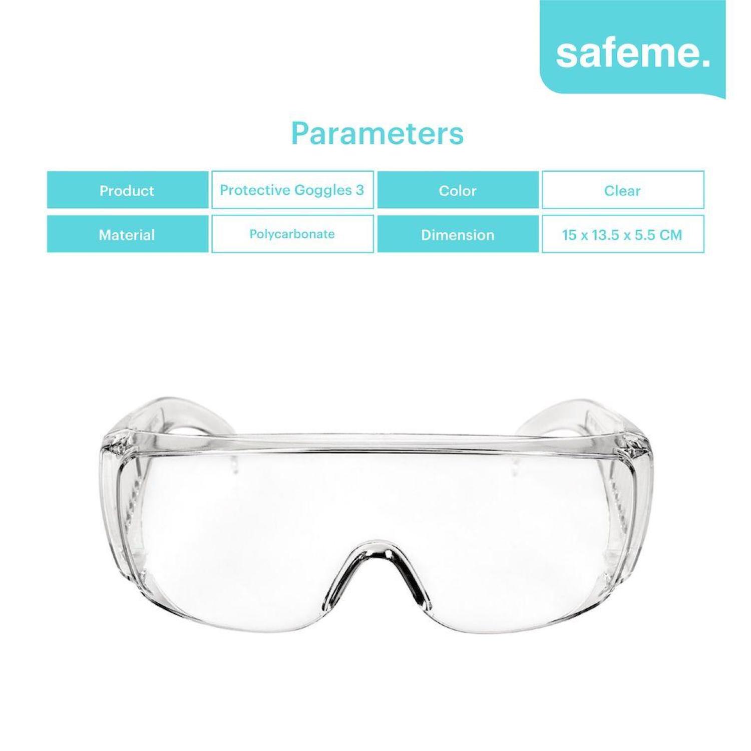 Kacamata Safety Goggle Anti Droplet Protective Medical Google Three