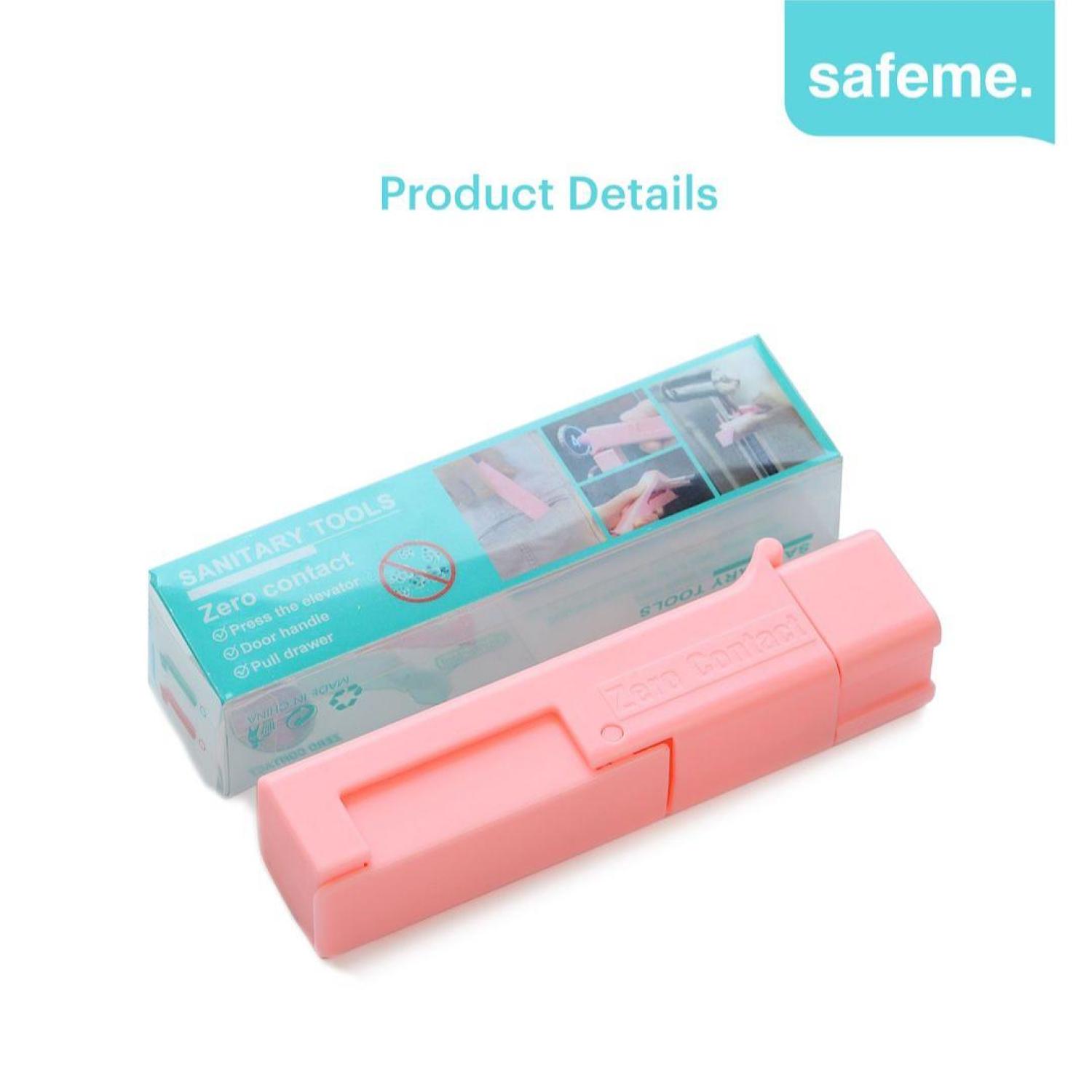 Alat Pelindung Diri APD Anti Sentuh Virus Zero Contact Disinfectant Tools - PINK