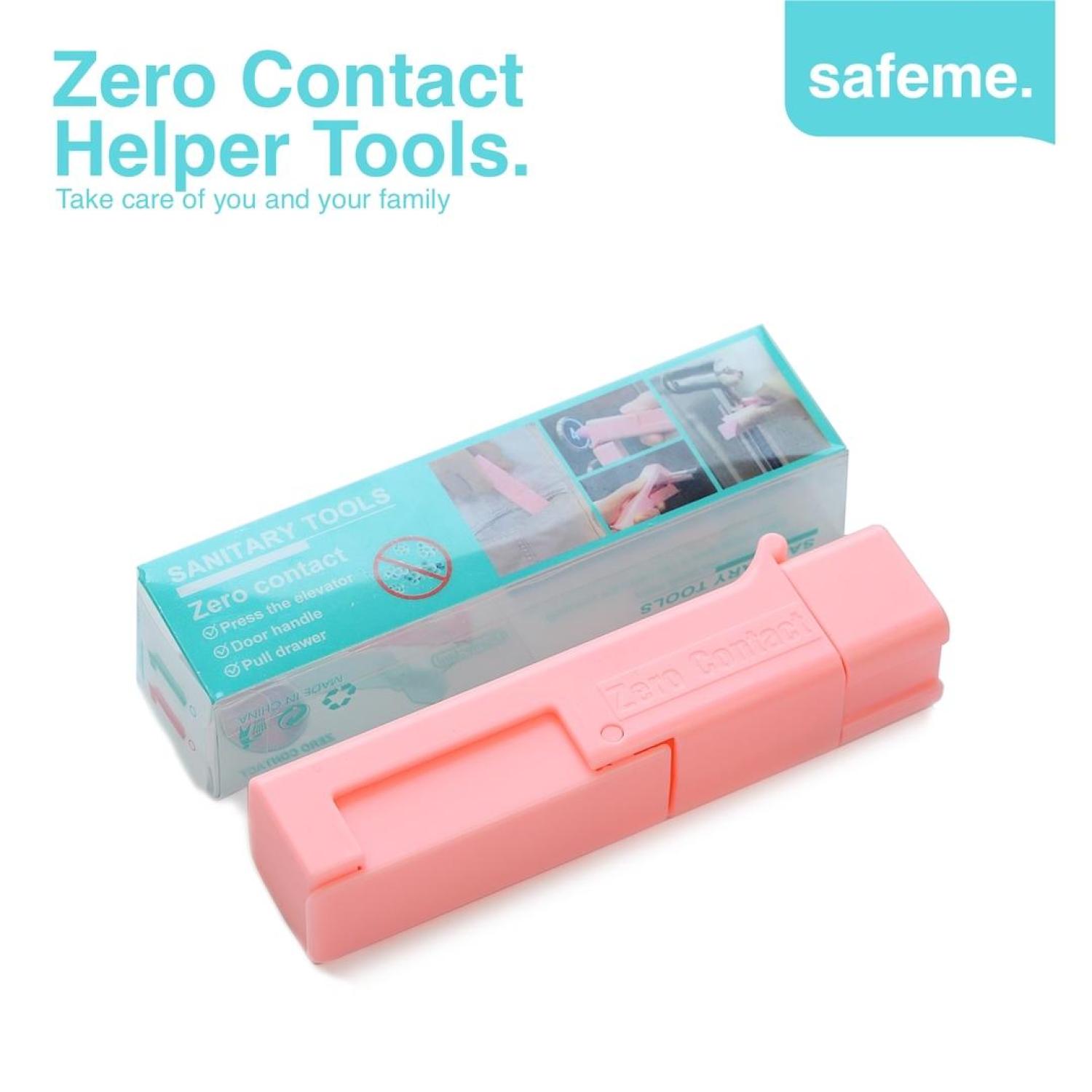 Alat Pelindung Diri APD Anti Sentuh Virus Zero Contact Disinfectant Tools - PINK