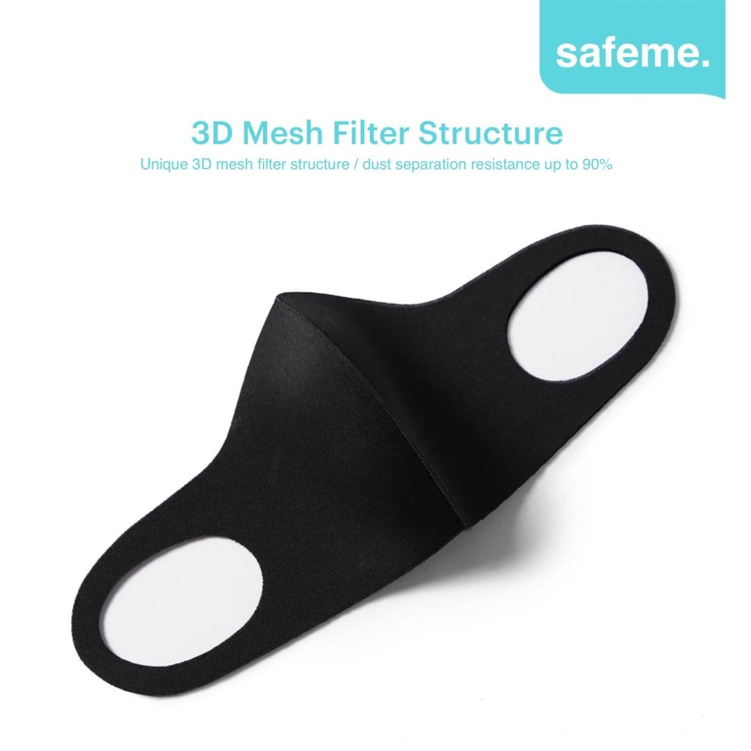 Masker Kain Scuba Tebal Korea Style Gramasi 320 Protective Mask Safeme X2 Medium