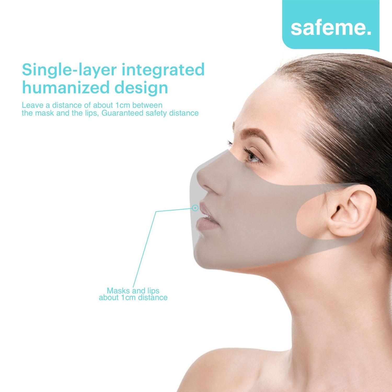 Masker Kain Scuba Hitam Korea Style Gramasi 280 Protective Mask Safeme Dewasa M