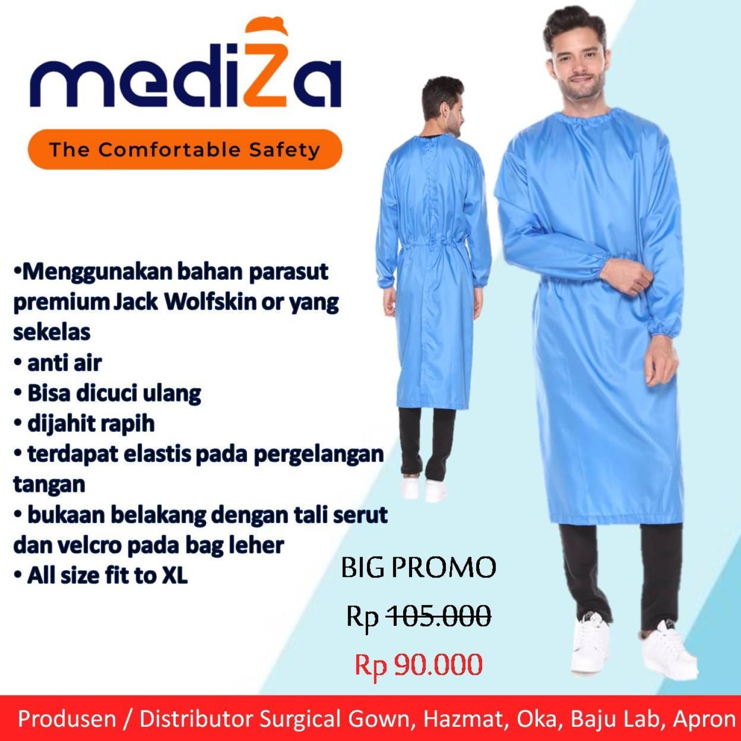 Surgical Gown Eksklusif Mediza