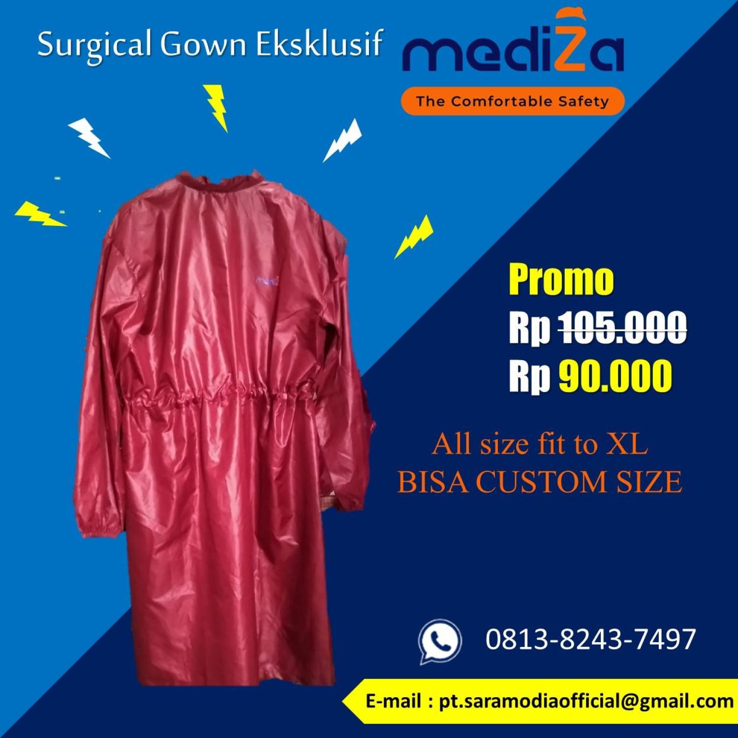 Surgical Gown Eksklusif Mediza
