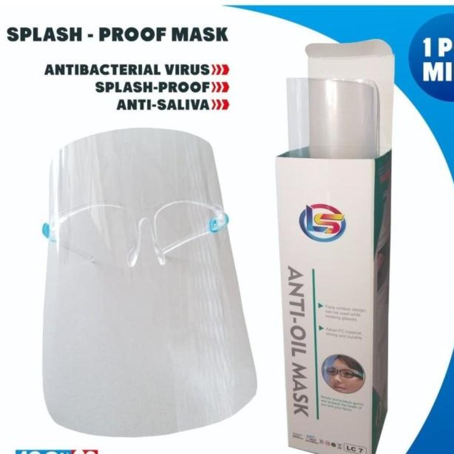 FACE SHILD . ANTI OIL MASK