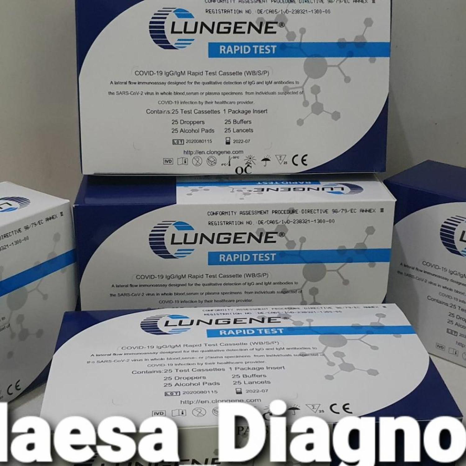 Lungene Rapid Tes, Isi 25 Pcs